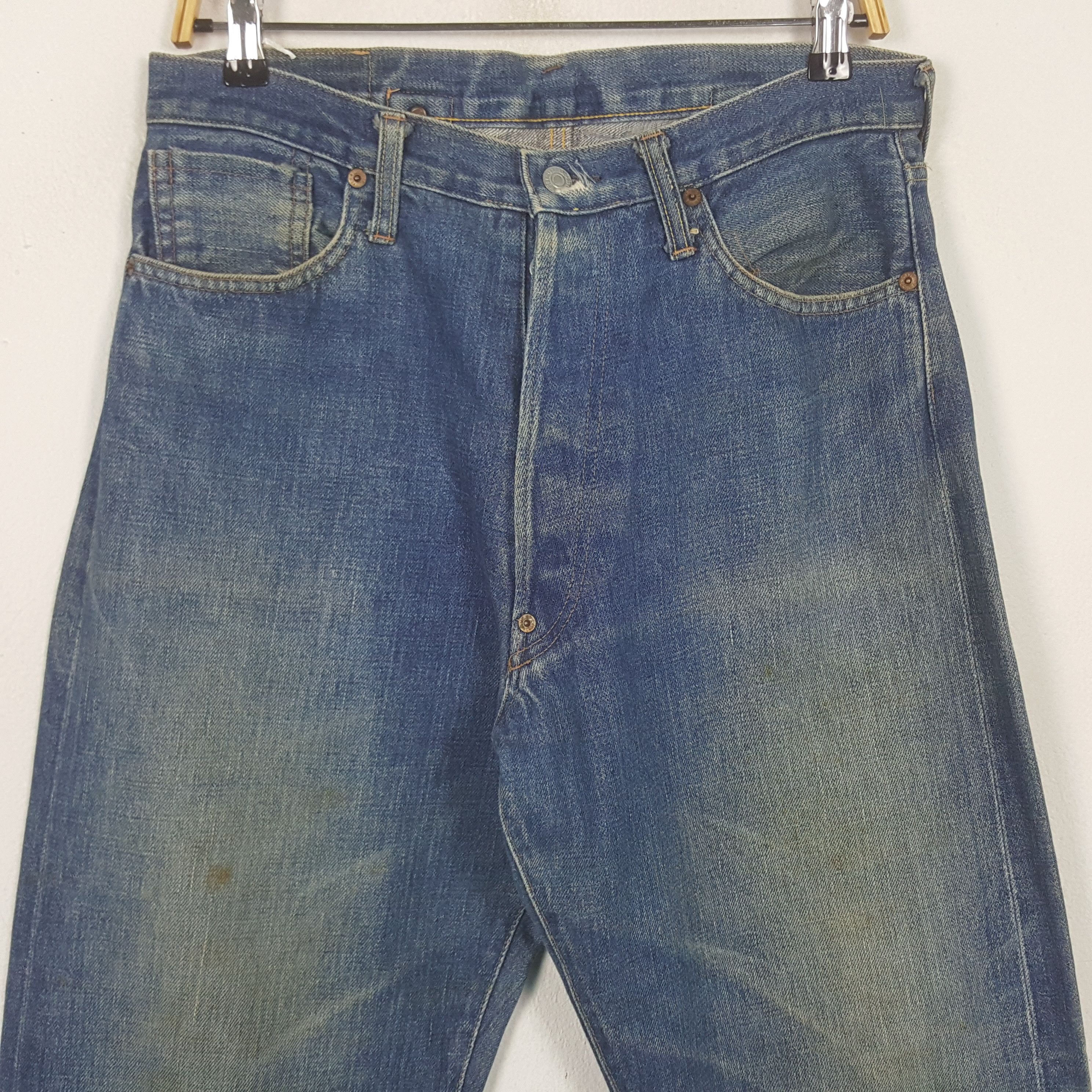Evisu Vintage Evis Selvedge Daicock Custom Art Denim Jeans RR10 Size US 32 / EU 48 - 5 Thumbnail