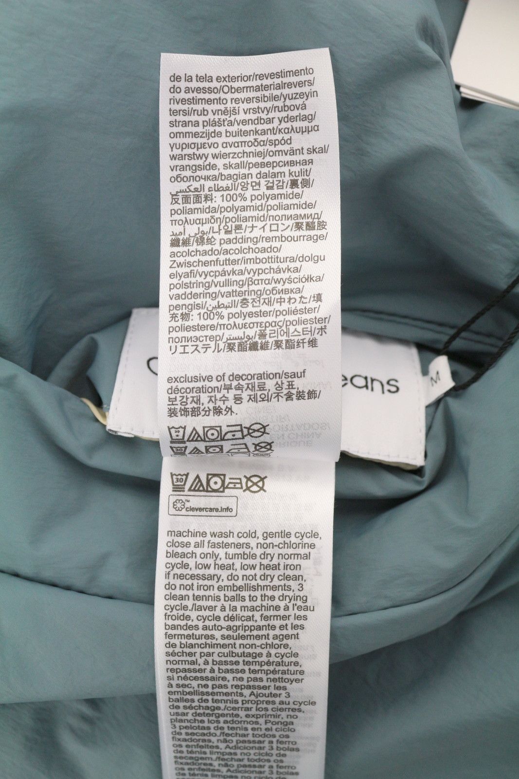 Calvin Klein REVERSIBLE SKATER M Unisex Oversized Loose Fit Jacket 86396 Size US M / EU 48-50 / 2 - 12 Thumbnail