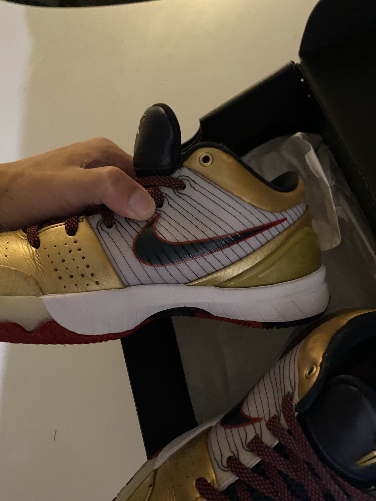 Nike Kobe 4 Protro Gold Medal Size US 6.5 / EU 39-40 - 6 Thumbnail