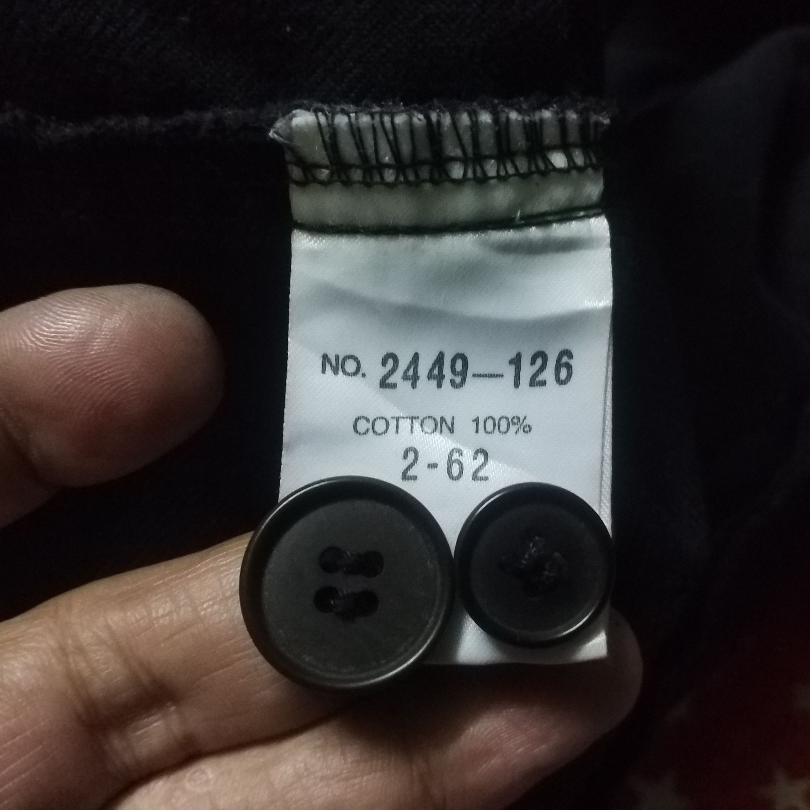 Mossimo MOSSIMO SUPER BLACK SCREW UP BUTTON CHORE JACKET Size US M / EU 48-50 / 2 - 7 Thumbnail