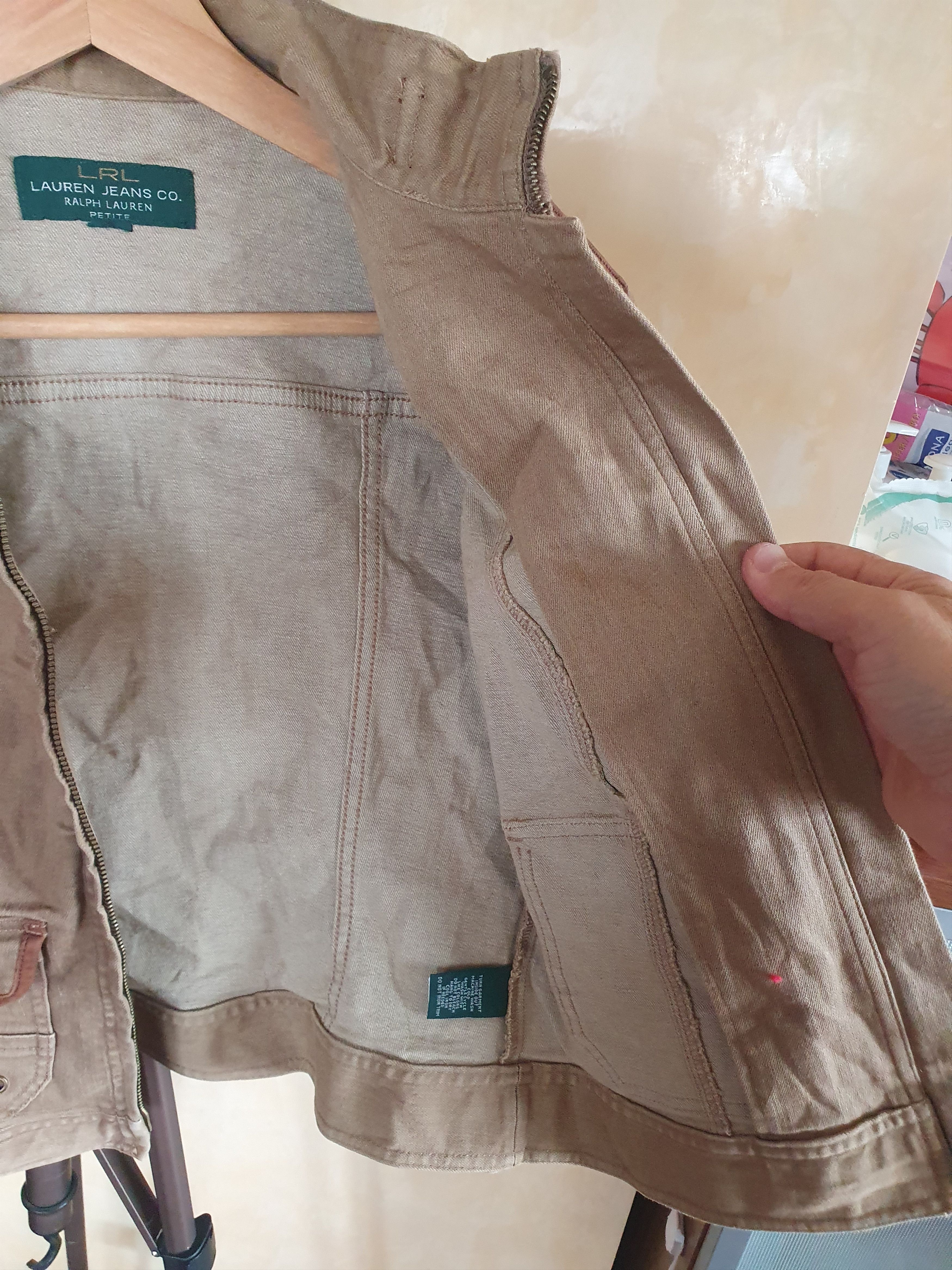 Polo Ralph Lauren Lauren Jeans Co. Ralph Lauren Canvas jacket Leather Trim S Size S / US 4 / IT 40 - 13 Thumbnail
