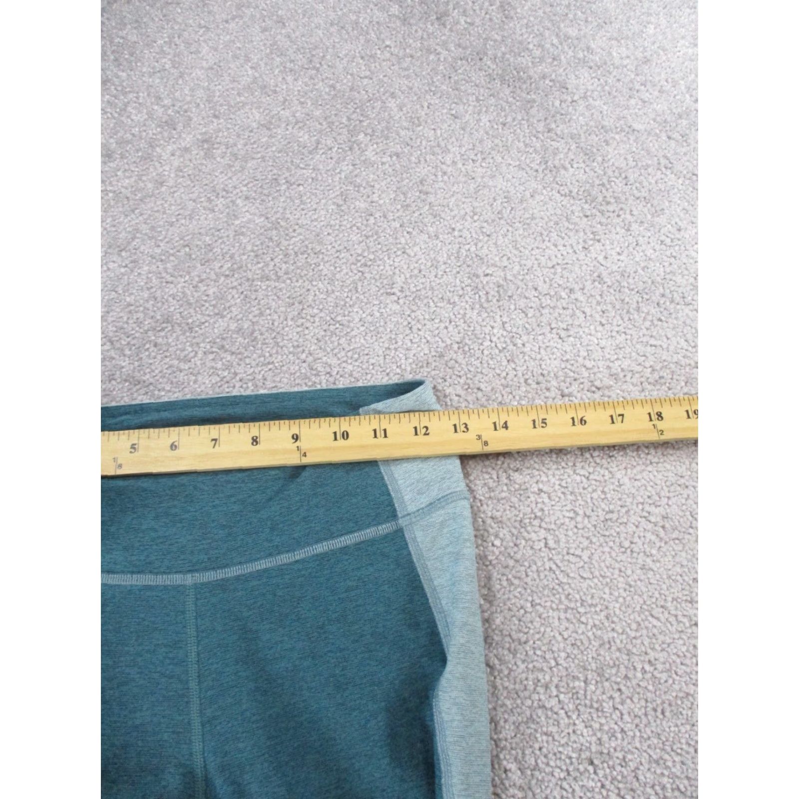 Outdoor Voices Outdoor Voices Leggings Women Small Cropped Colorblock Teal Blue Athleisure Activewear Size 28" / US 6 / IT 42 - 6 Thumbnail
