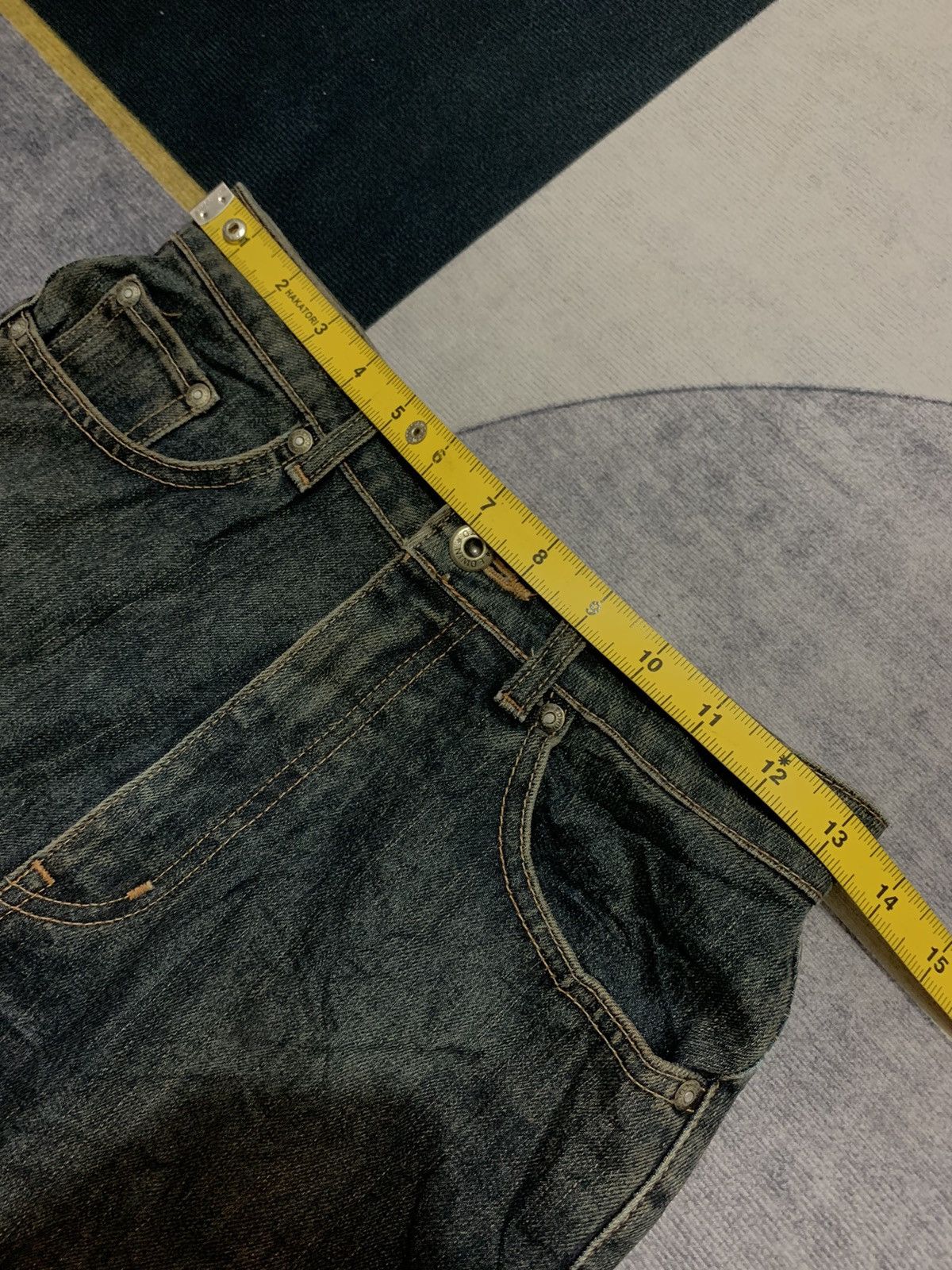 Vintage Y2K EDWIN BOOT CUT DENIM PANTS Size US 27 - 11 Thumbnail