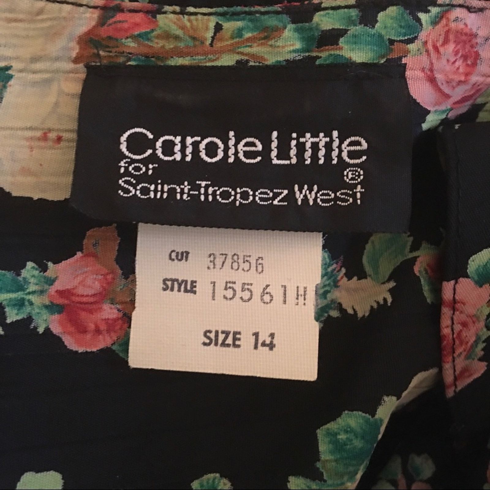 Vintage Vintage 80s Carole Little elastic band dress Size XL / US 12-14 / IT 48-50 - 9 Thumbnail