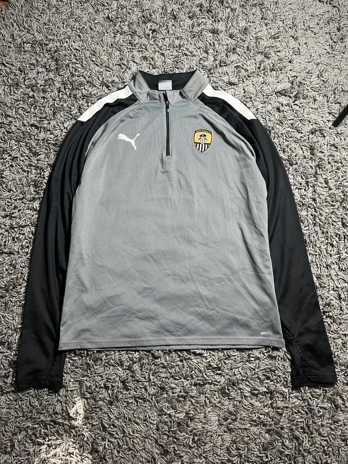 Puma NOTTS COUNTY FC PUMA SOCCER POLYESTER JERSEY T-SHIRT Size US L / EU 52-54 / 3 - 1 Thumbnail