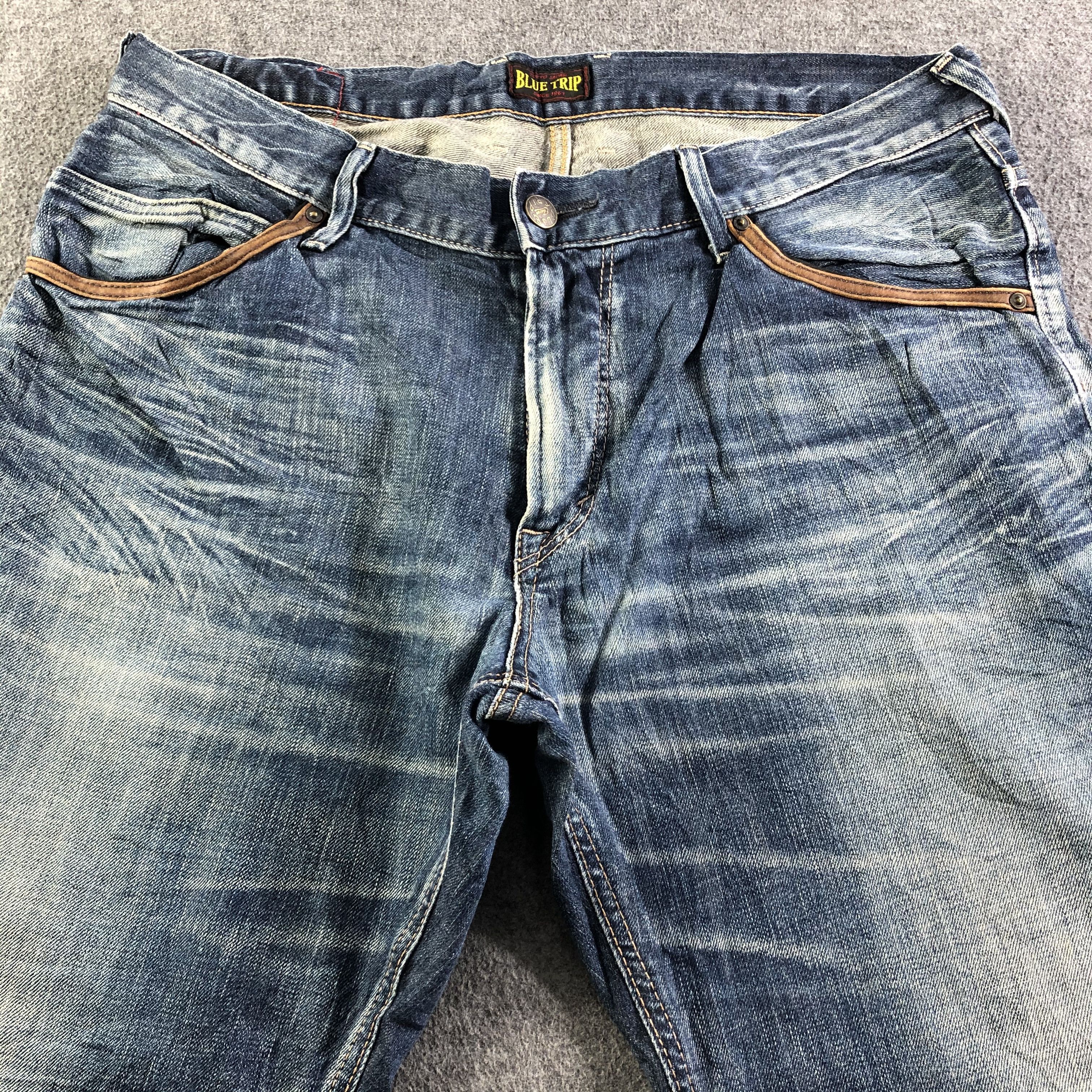 Edwin Vintage Edwin Blue Trip Jeans-J3595 Size US 38 / EU 54 - 3 Thumbnail