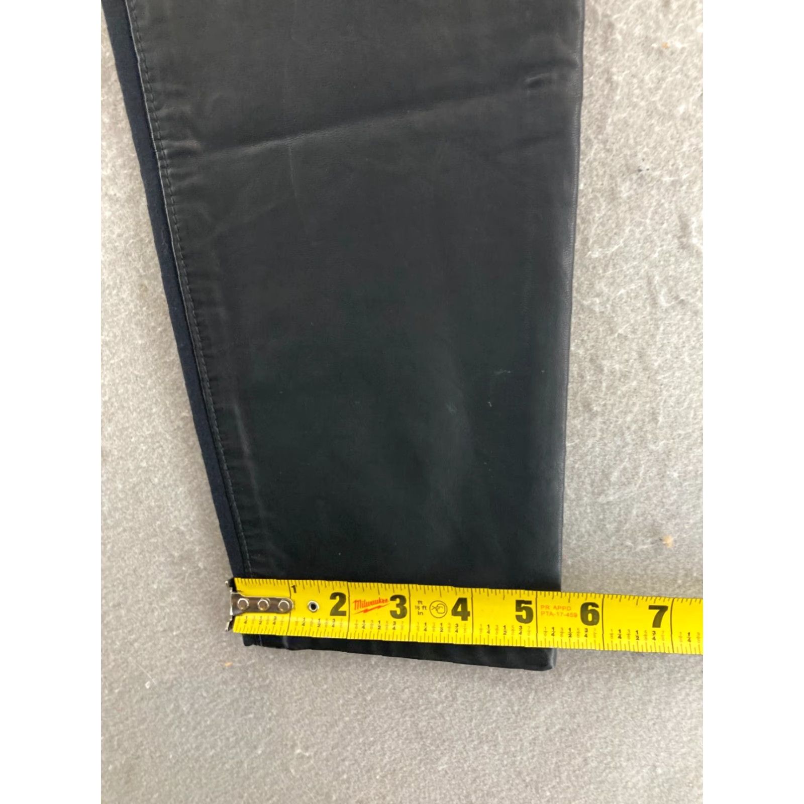 Vintage PILCRO AND THE LETTERPRESS Women’s Jegging Pants 30 Black Faux Leather Skin Tight 90s Gothic Size 30" / US 8 / IT 44 - 6 Thumbnail