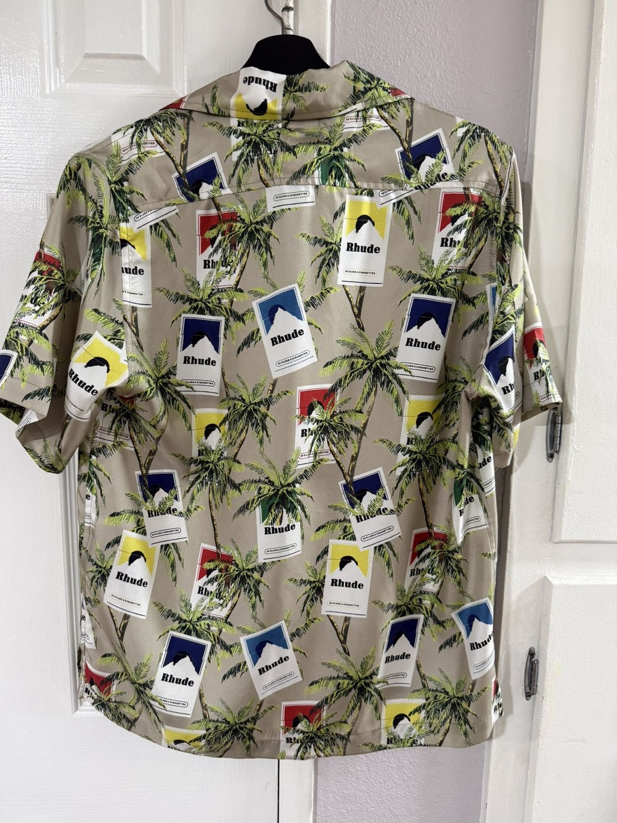 Rhude Rhude Cigarette Print Silk Shirt Size US XS / EU 42 / 0 - 2 Thumbnail
