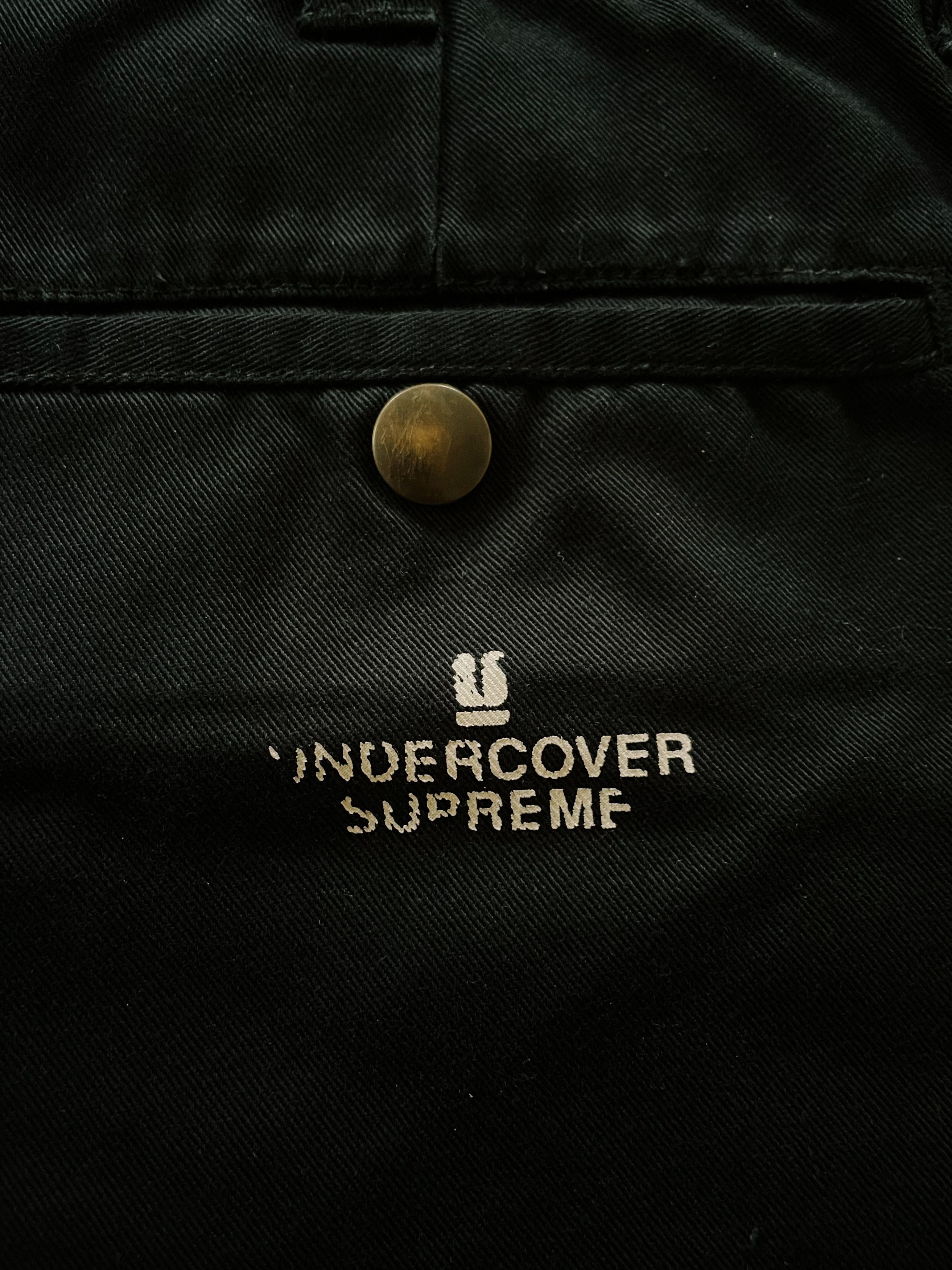 Public Enemy × Supreme × Undercover Supreme UNDERCOVER/Public Enemy Work Pants Black Size US 30 / EU 46 - 5 Thumbnail