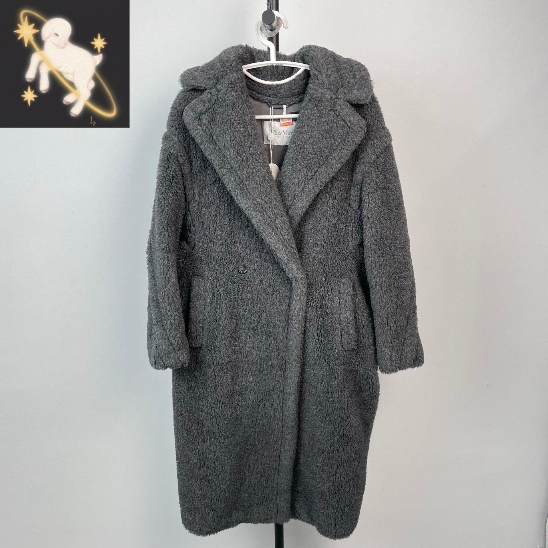 Max Mara Max Mara Gray Coat XS Women Size XS / US 0-2 / IT 36-38 - 1 Thumbnail