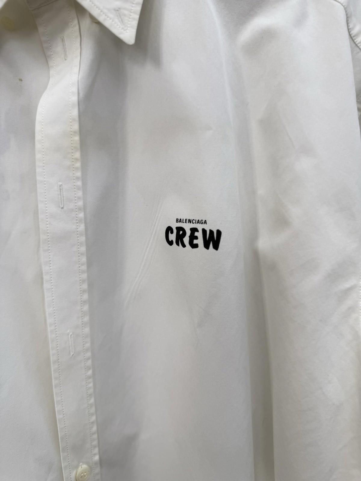 Balenciaga Size 39 - Balenciaga White Button Down Men’s 100% Authentic Size US XL / EU 56 / 4 - 9 Thumbnail