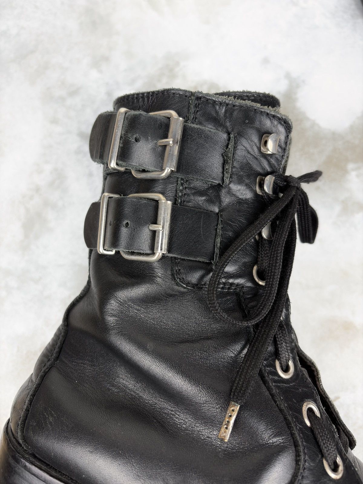 Raf Simons AW06 Raf Simons Harness Buckle Combat Biker Boots Size US 8 / EU 41 - 6 Thumbnail
