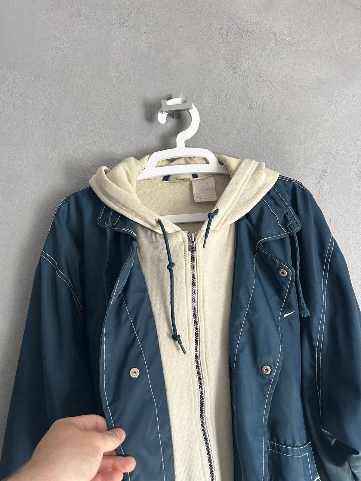 Nike × Vintage Vintage Nike big logo jacket Size US L / EU 52-54 / 3 - 8 Thumbnail