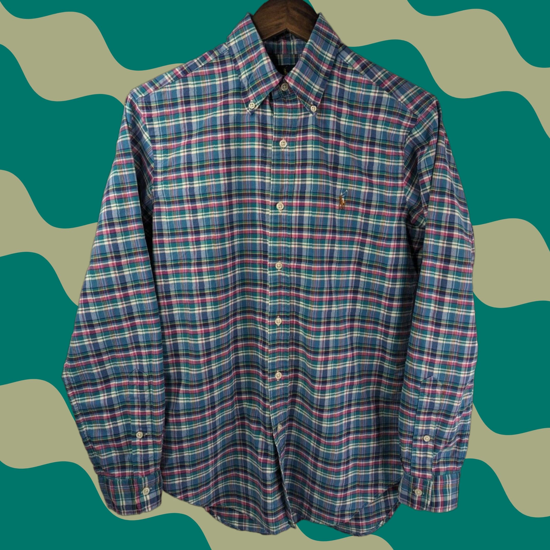 Ralph Lauren Ralph Lauren Shirt Button-Down Men's S Plaid Custom Fit Long Sleeve Multicolor Polo Ralph Lauren Logo Casual Size US S / EU 44-46 / 1 - 1 Thumbnail