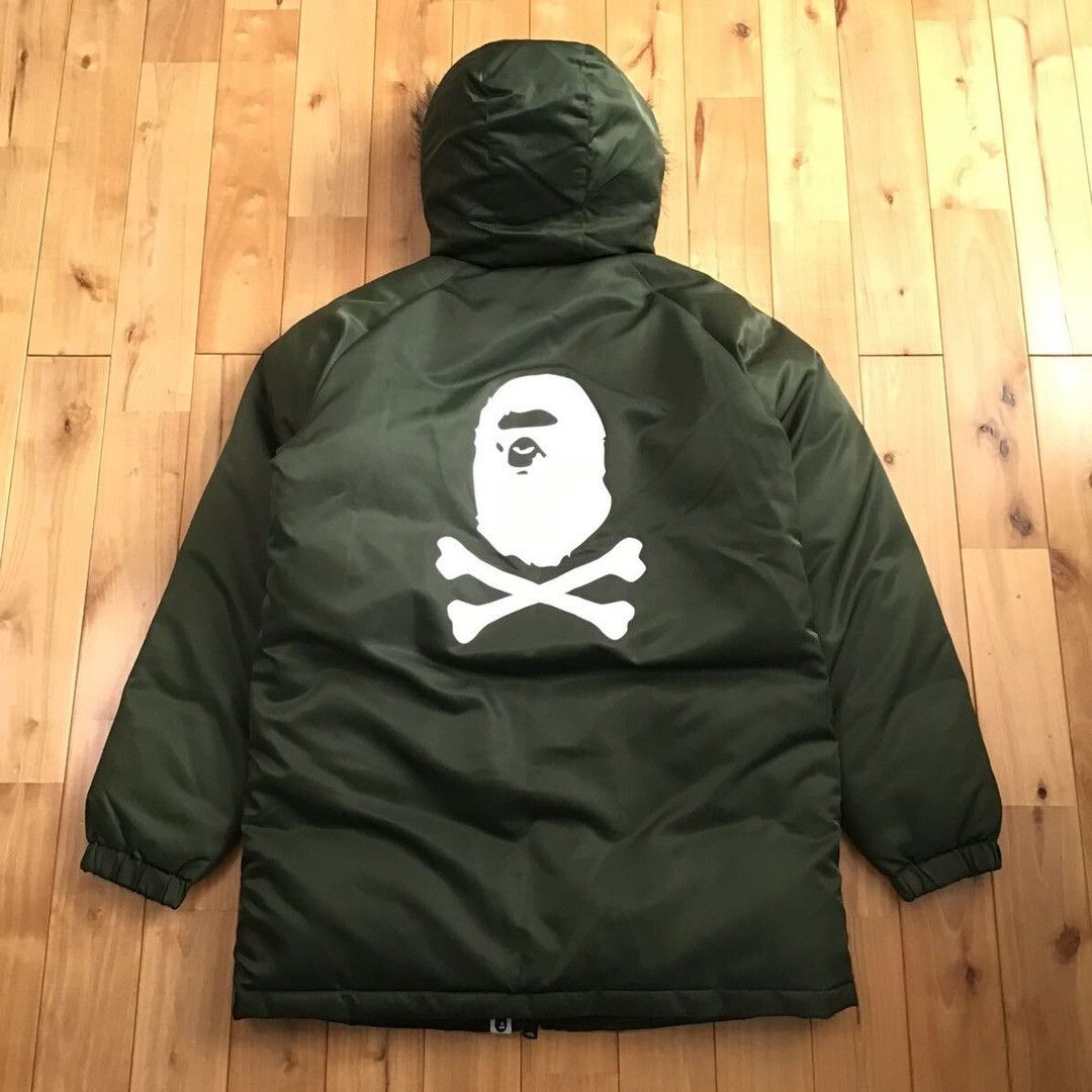 Bape ☠️Pirates Store limited☠️ BAPE Fur down jacket a bathing ape Size US M / EU 48-50 / 2 - 3 Thumbnail