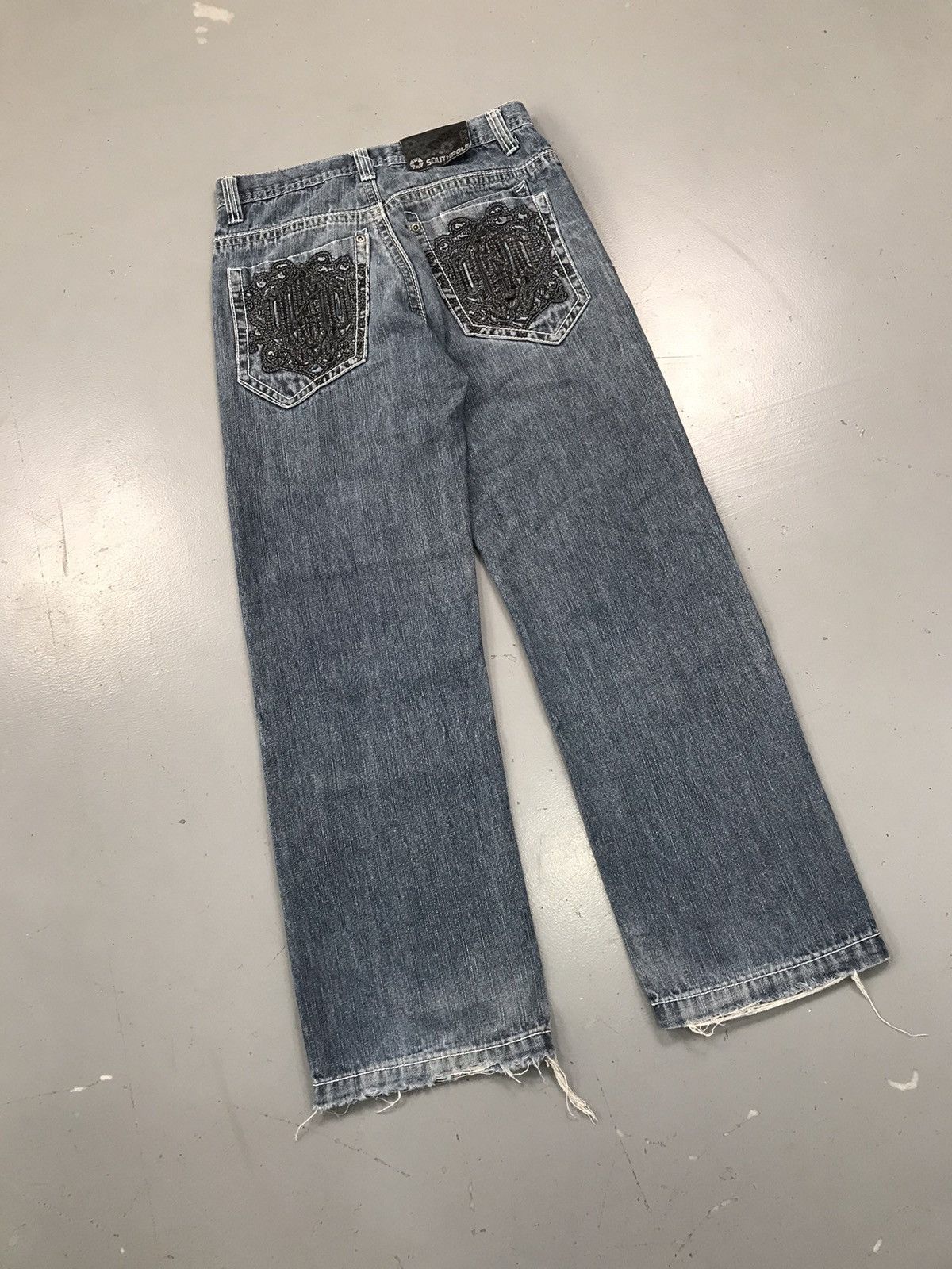 JNCO × Southpole × Vintage Vintage Southpole back pocket embroidered denim Size US 28 / EU 44 - 2 Thumbnail