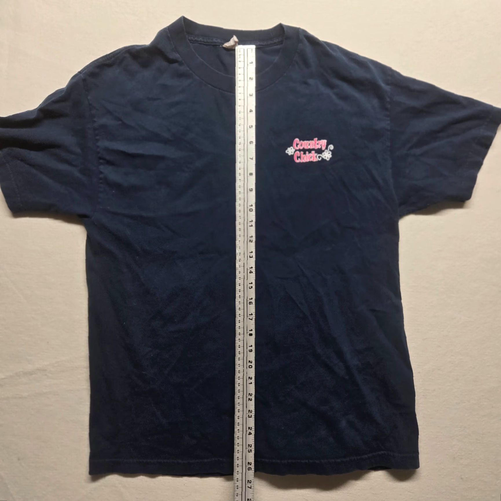 Vintage VINTAGE Simply Southern Women's T-Shirt Casual Short Sleeve L Blue Heart Theme 2000s Size L / US 10 / IT 46 - 7 Thumbnail