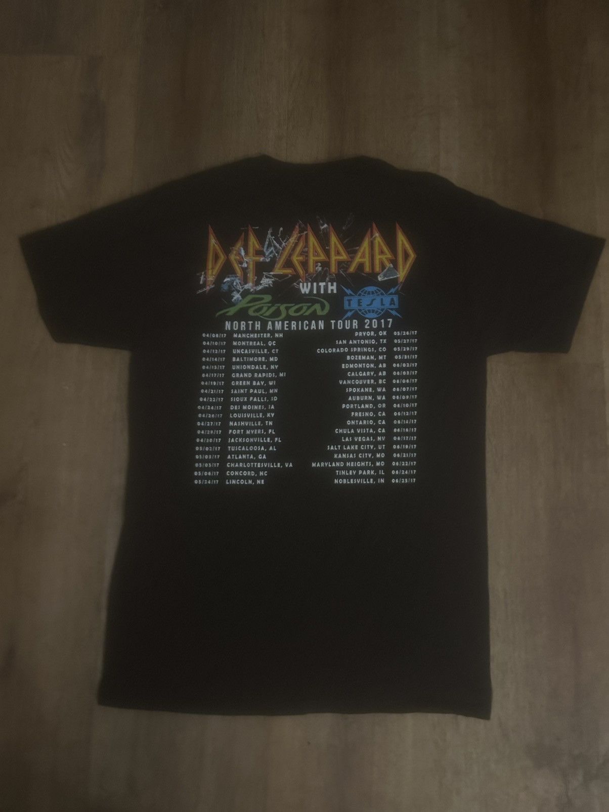 Def Leppard × Fruit Of The Loom Def Leppard Tee Size US M / EU 48-50 / 2 - 2 Thumbnail