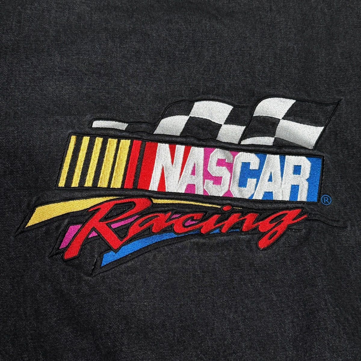 NASCAR Vintage Nascar Nextel Cup Series Denim Varsity Jacket Size US M / EU 48-50 / 2 - 4 Thumbnail