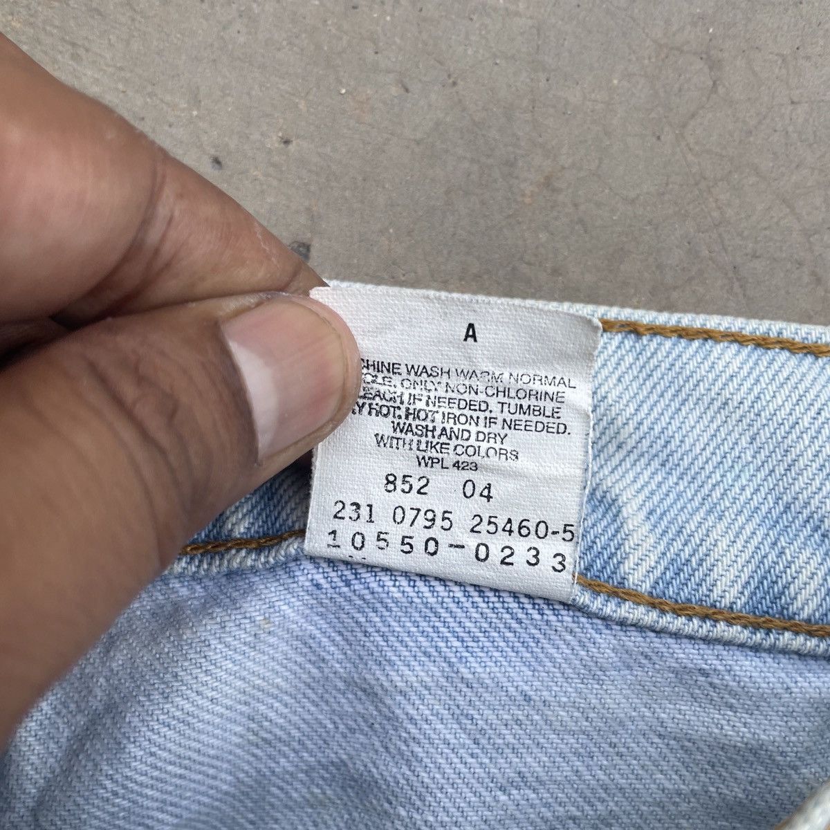 Levi's Vintage 90s Levis 550 Distressed Denim Jeans Size US 30 / EU 46 - 6 Thumbnail