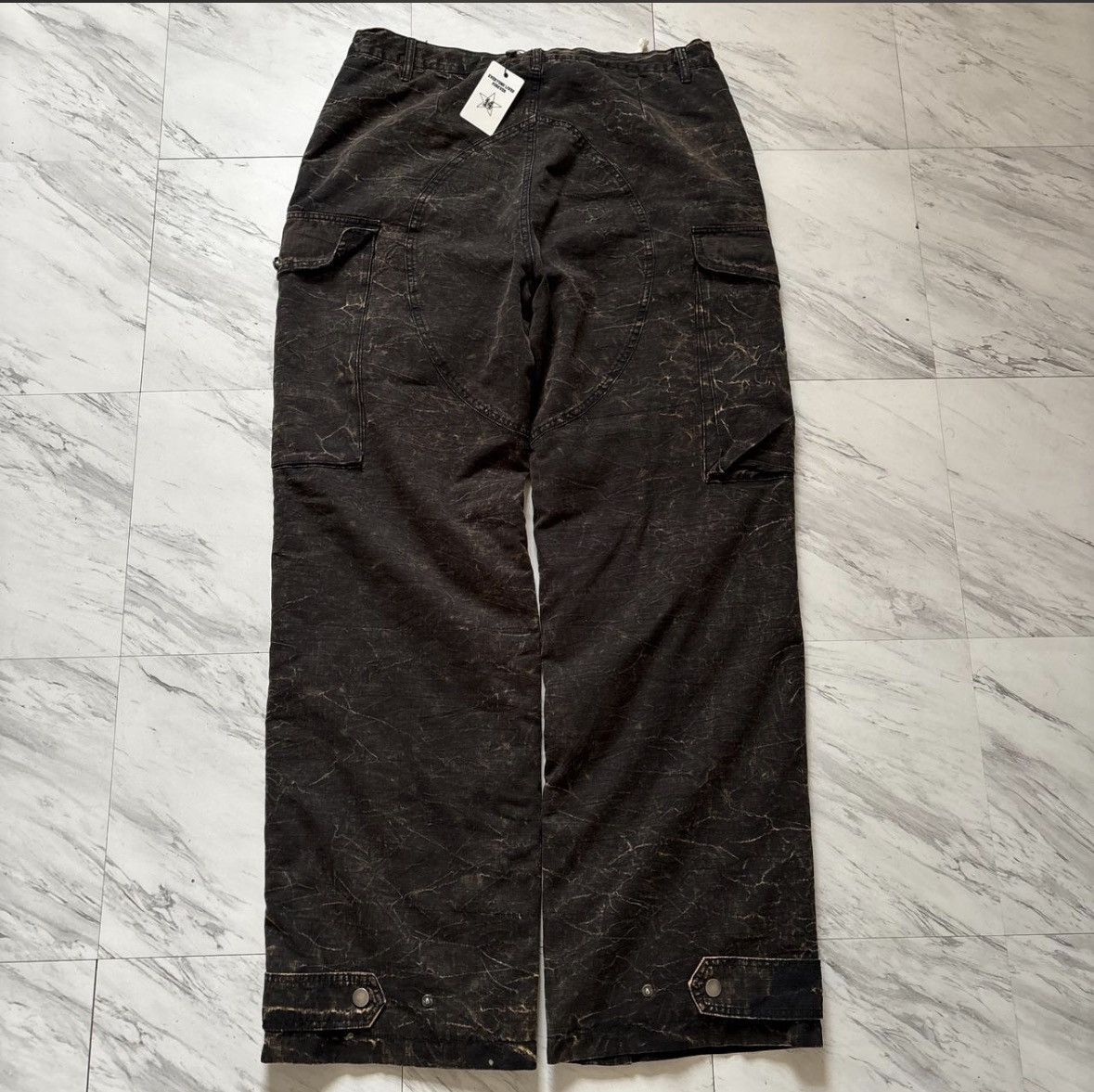Vale Vale Everyone Lives Forever Cargo Pants Size US 36 / EU 52 - 6 Thumbnail