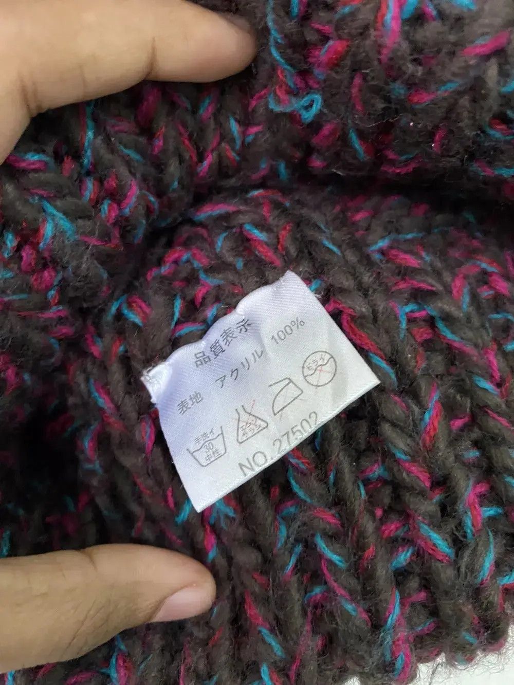 Japanese Brand × Kapital × Vintage Japanese Brand Knit Bobble Beanie Hat Size ONE SIZE - 5 Thumbnail