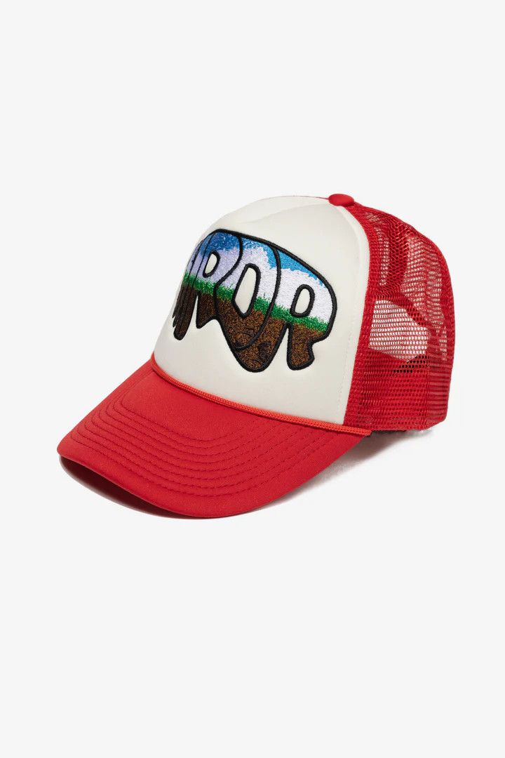 Who Decides War o1gr1nt0525 Size: OS / MRDR Trucker Cap / Hat in Red Size ONE SIZE - 2 Thumbnail