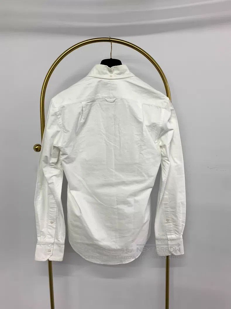 Thom Browne Thom Browne White Long Sleeve Shirt Size US XS / EU 42 / 0 - 3 Thumbnail
