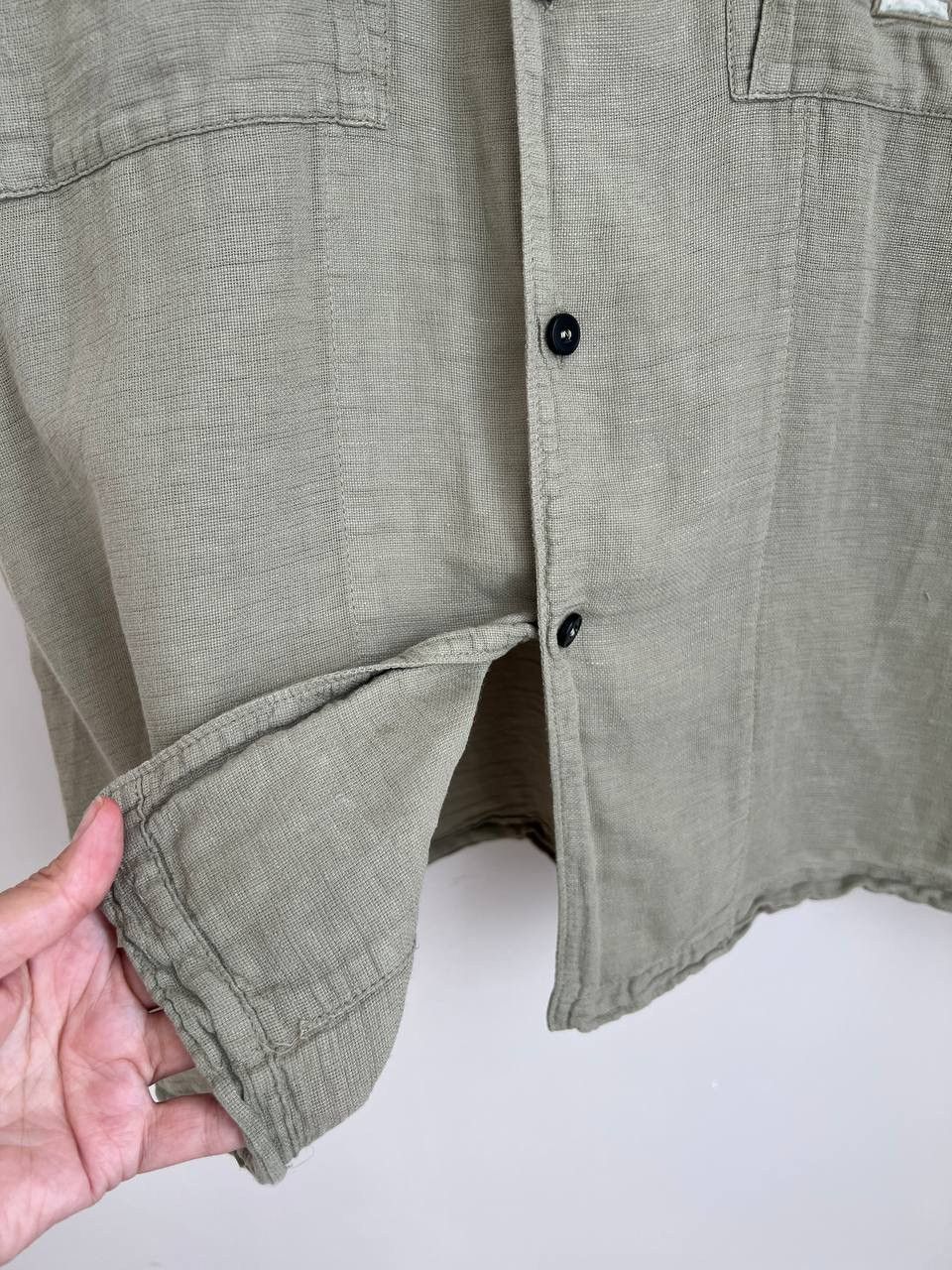 Stone Island Stone Island Beige Linen Summer Shirt Size US L / EU 52-54 / 3 - 7 Thumbnail