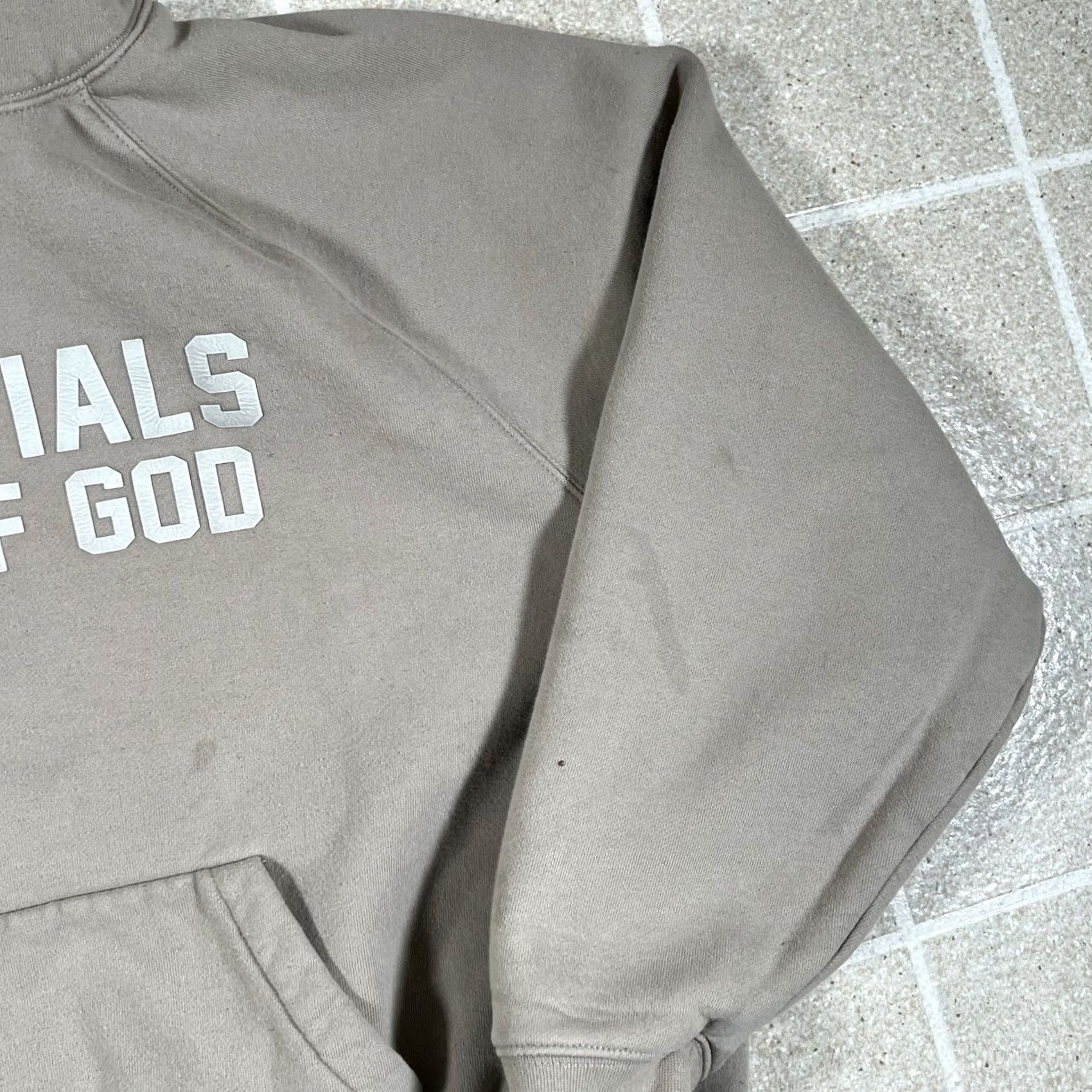 Essentials Fear of God Essentials Hoodie Womens Size S Pullover Beige Activewear Slim Fits Adults Women S Beige Hoodie Remove Extra Text Size S / US 4 / IT 40 - 3 Thumbnail