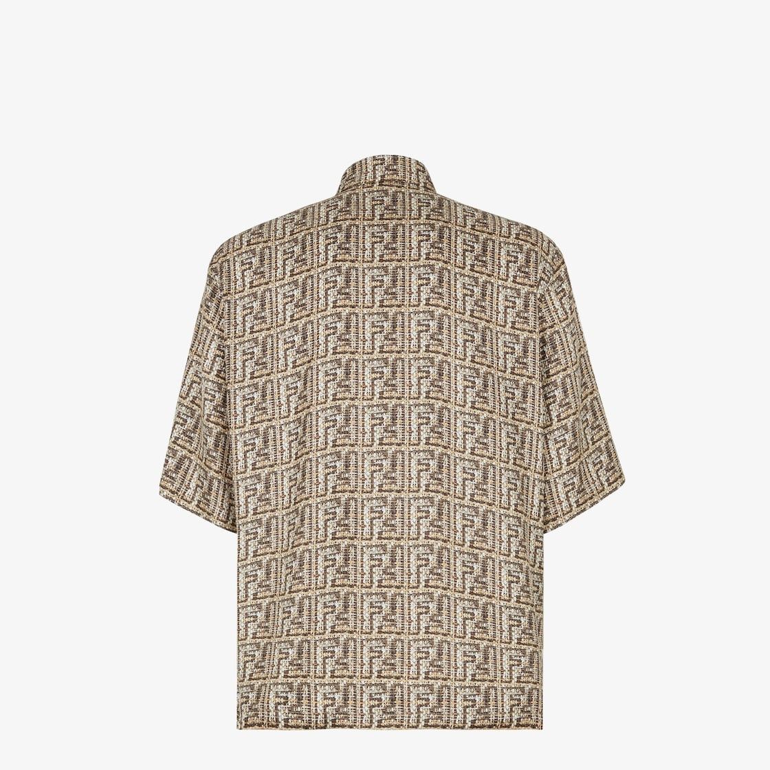 Fendi o1s1wg111025 Shirt in Beige Size US M / EU 48-50 / 2 - 2 Thumbnail