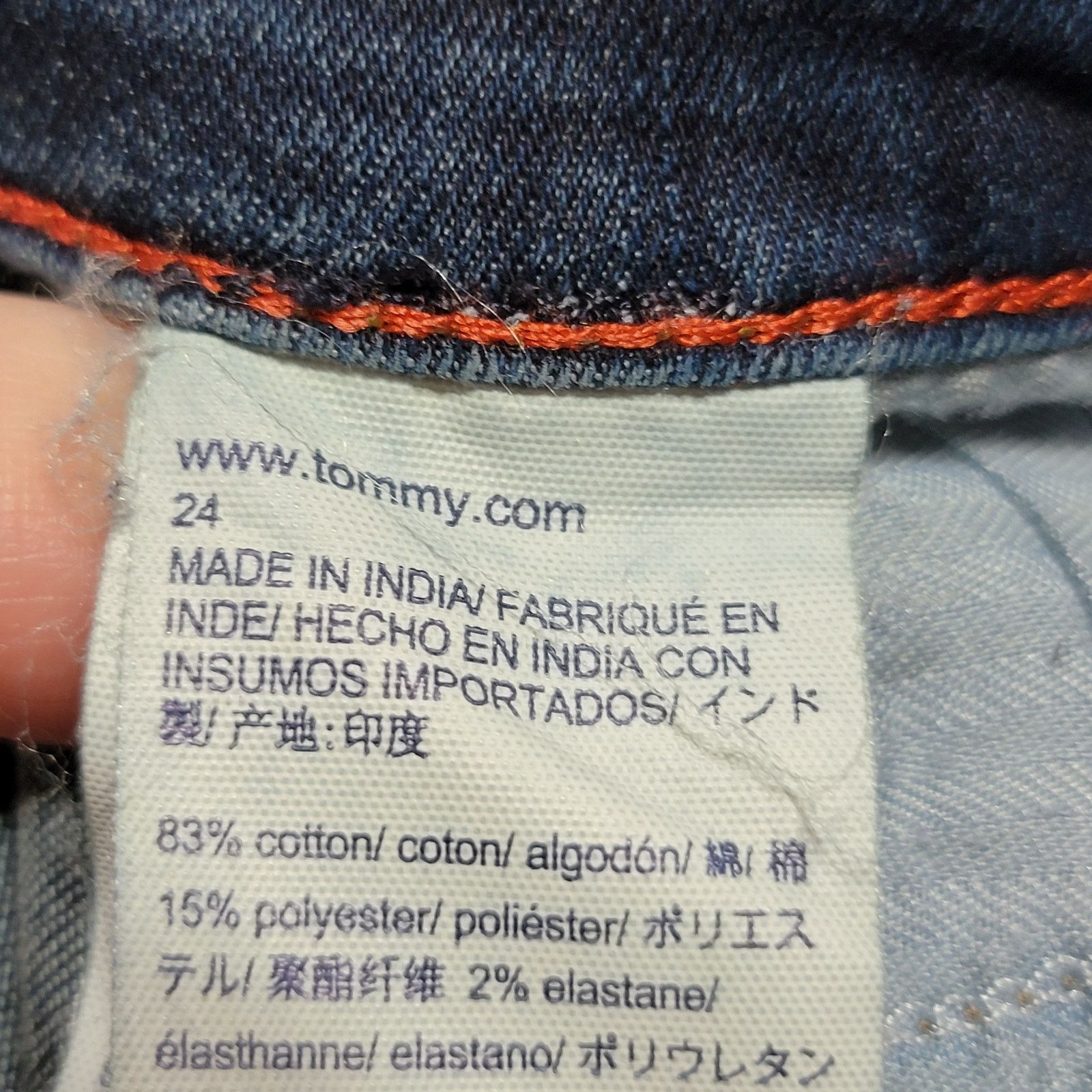 Tommy Hilfiger Tommy Hilfiger Denim Straight Stretch Jeans - Size 24 Size 42" / US 20 - 7 Thumbnail