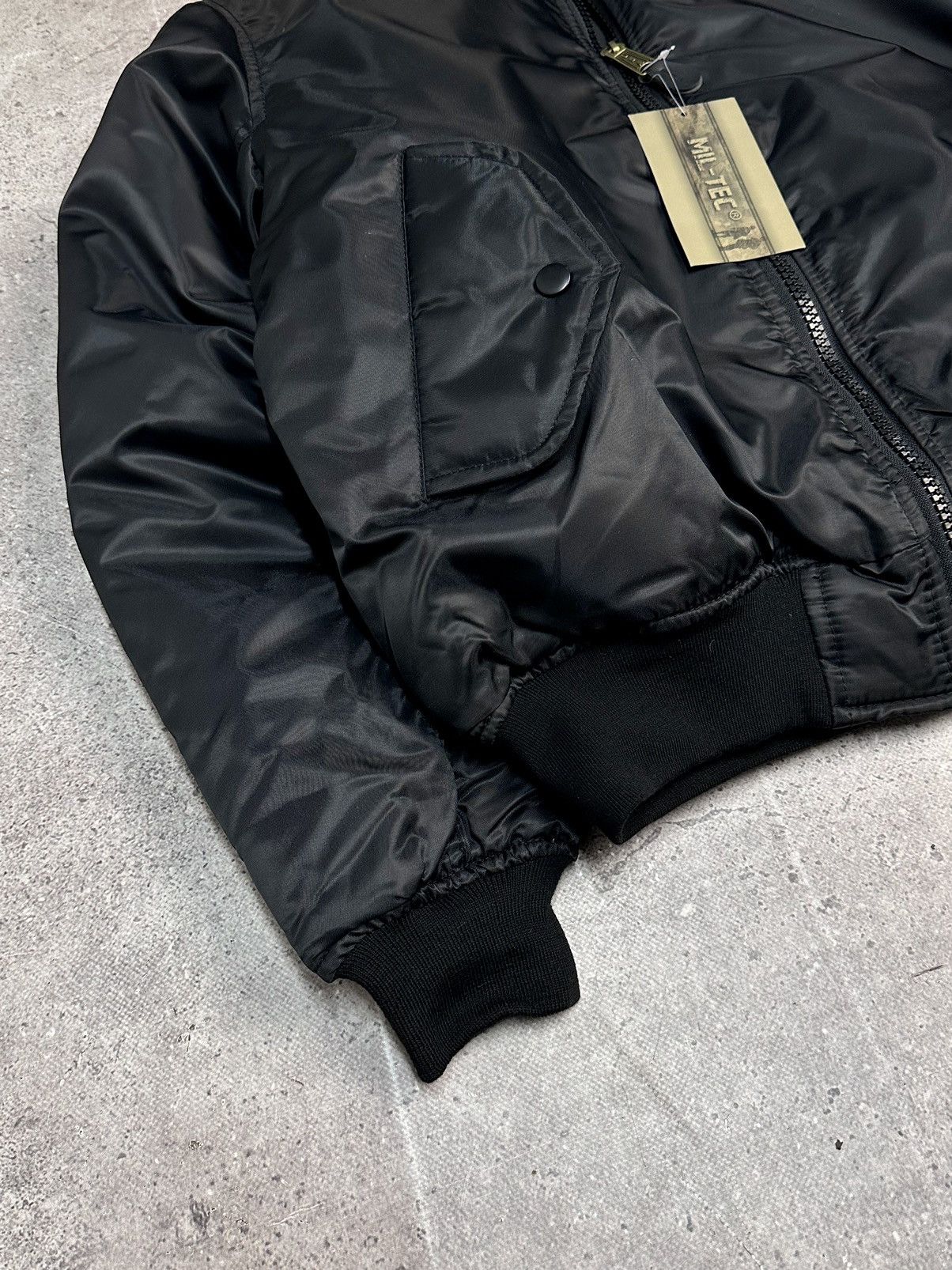 14th Addiction Japan Jacket Mil-tec Black MA-1 bomber Japan Goa Opium Y2K Size US M / EU 48-50 / 2 - 11 Thumbnail