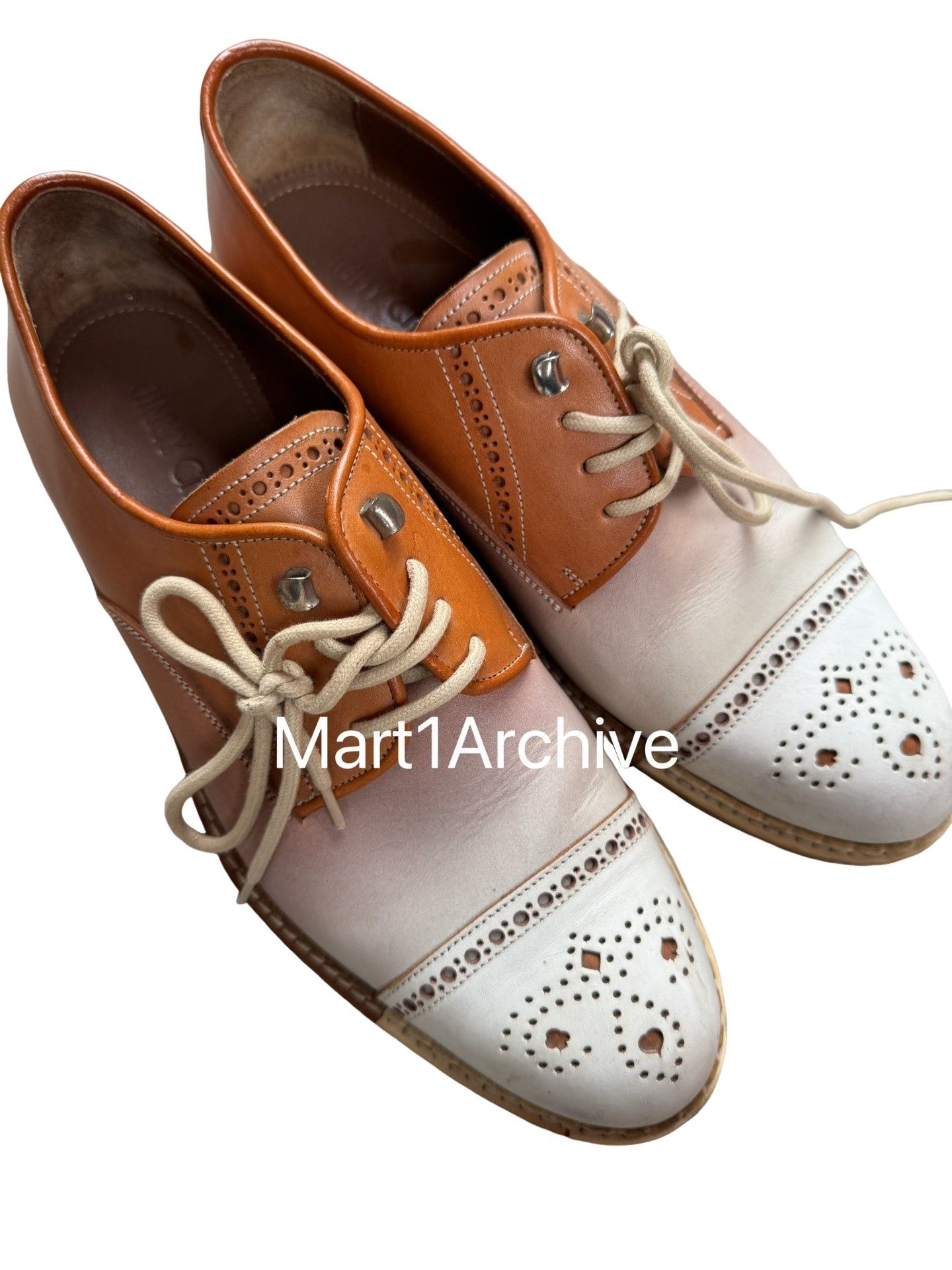 Jimmy Choo Jimmy Choo Gradient Brogue Derby Shoes US 9 Size US 9 / EU 42 - 1 Thumbnail
