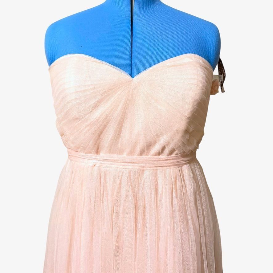 Other NEW Jenny Yoo Annabelle Gown Maxi Dress 18 Blush Pink Prom F Size XXL / US 16-18 / IT 52-54 - 3 Thumbnail