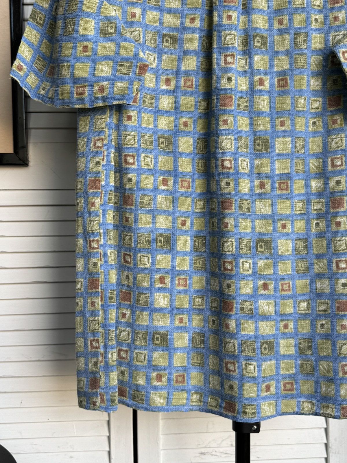 Vintage Vintage Ahlemeyer Crazy Pattern Abstract Textur Button Shirt Size US XL / EU 56 / 4 - 12 Thumbnail