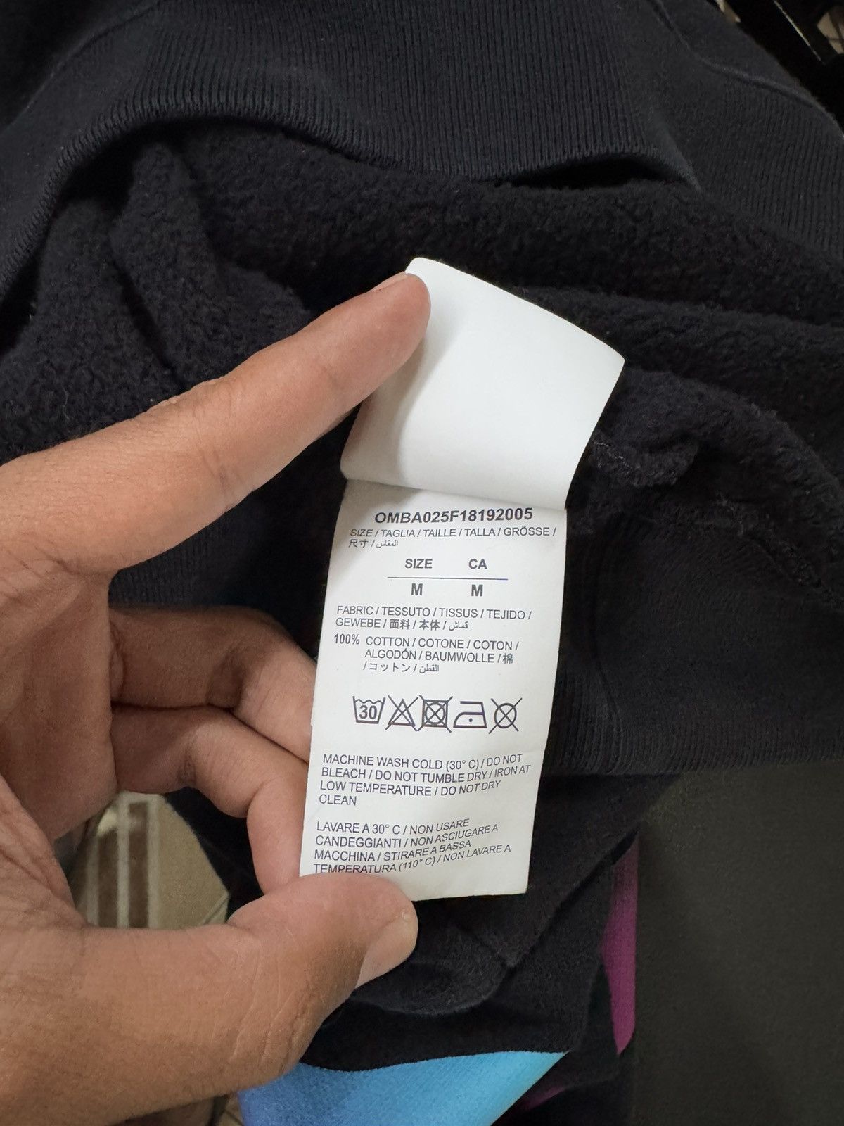 Off-White OFF WHITE MULTICOLOR GRADIENT ARROWS SWEATSHIRT Size US M / EU 48-50 / 2 - 10 Thumbnail