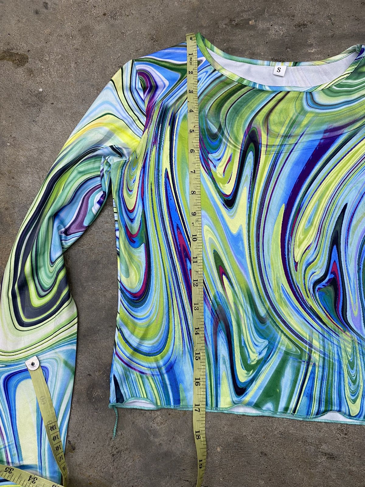 Hysteric Glamour × Japanese Brand JEAN PAUL GAULTIER STYLE meshtop abstract Size S / US 4 / IT 40 - 7 Thumbnail