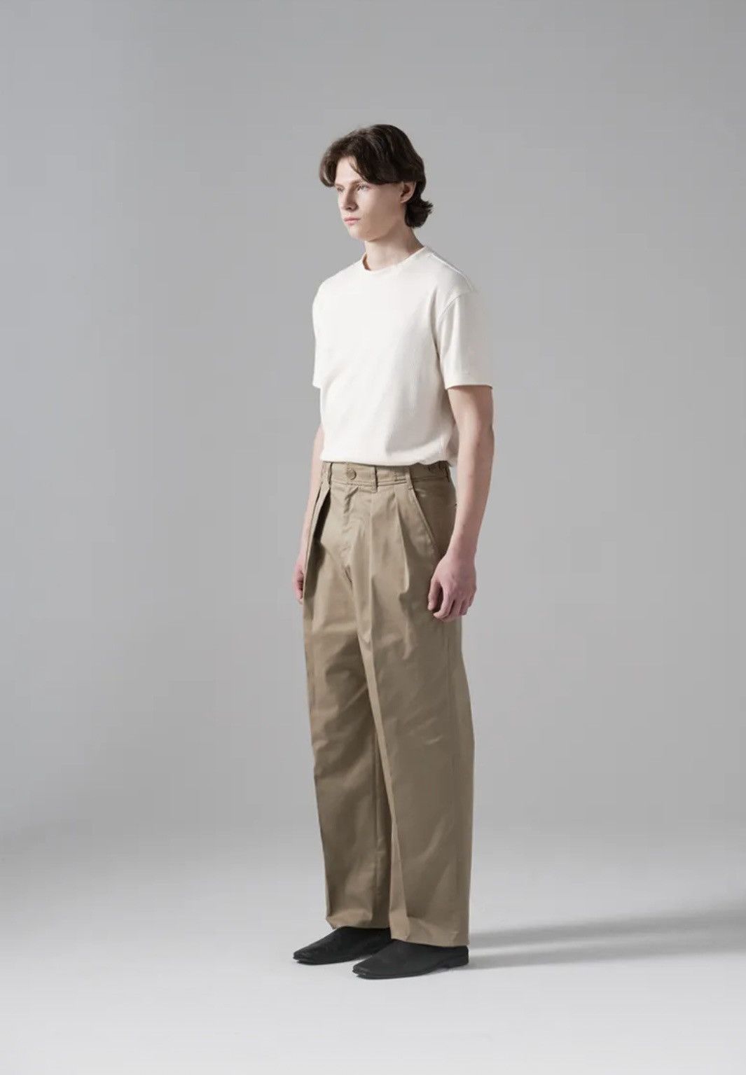DEPARTMENT5 Department5 Five Two Pleated Wide Pants Beige Size US 33 - 12 Thumbnail