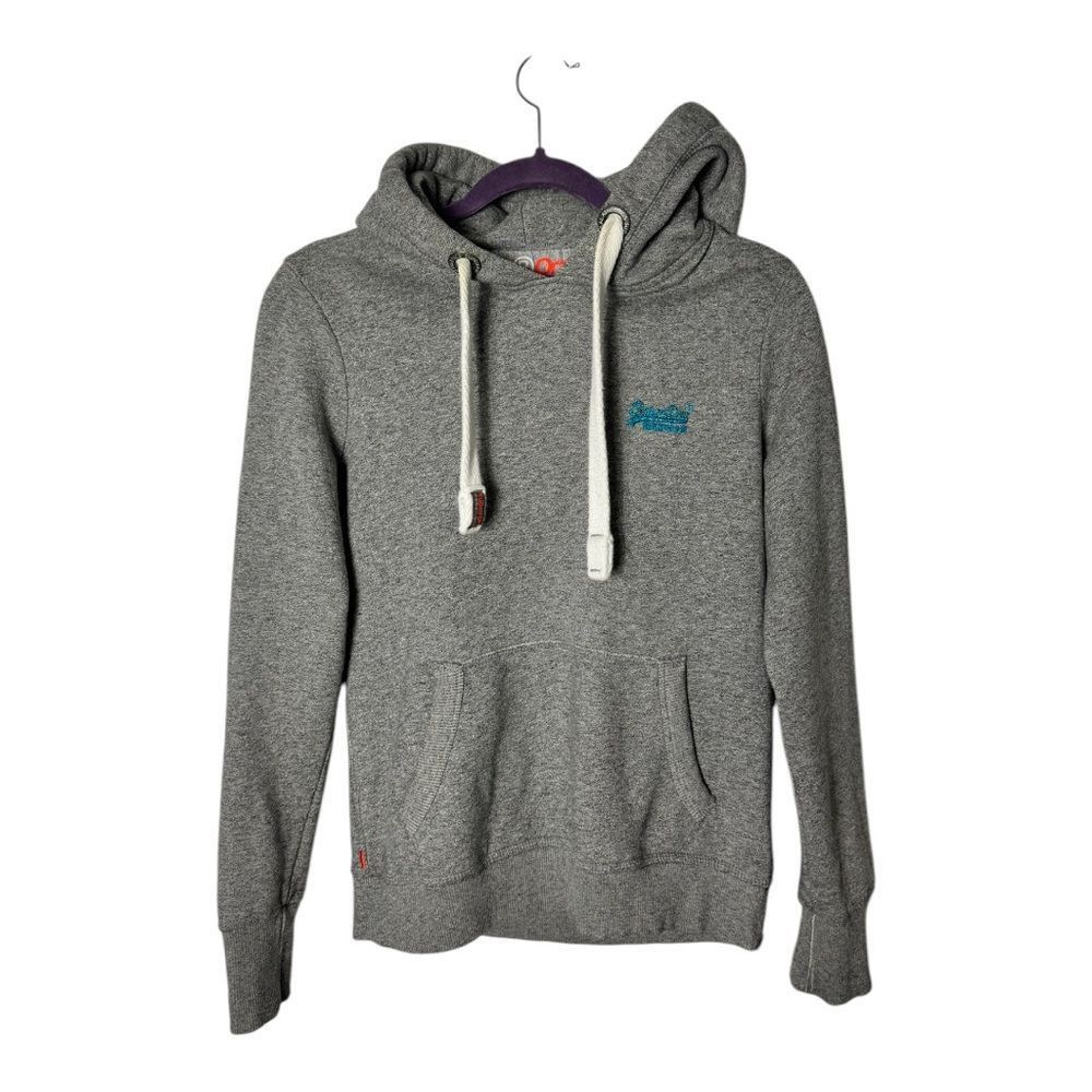 Superdry Superdry Orange Label Gray Hoodie Sweatshirt Size M Pullover Size M / US 6-8 / IT 42-44 - 1 Thumbnail