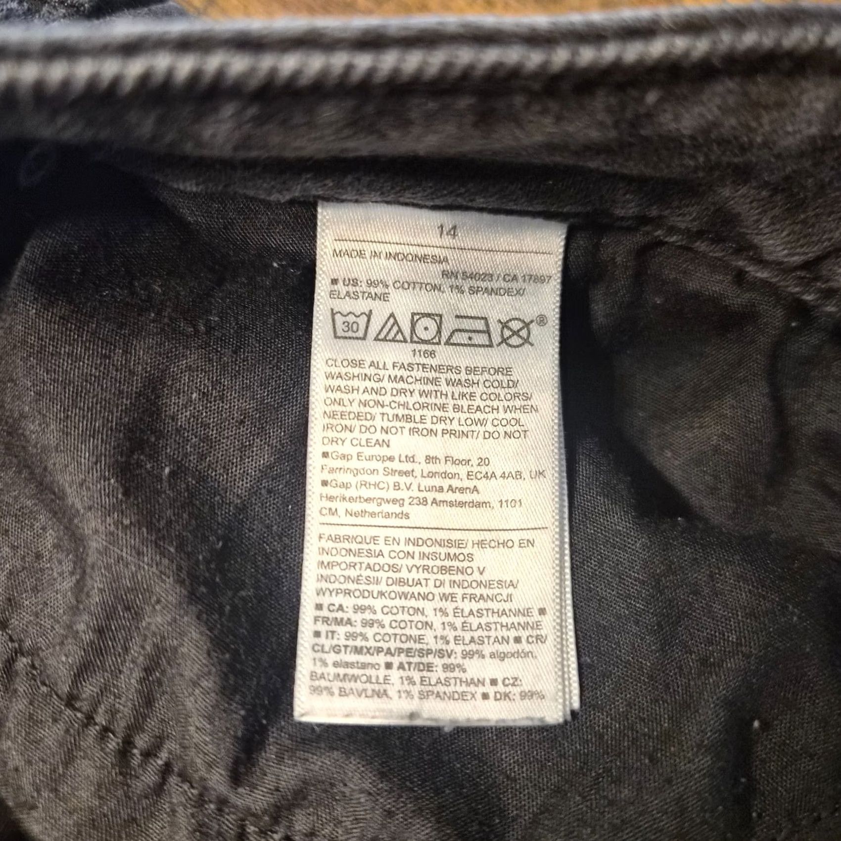Old Navy Old Navy High Rise O.G. Loose Secret Smooth Pockets Denim Jeans Size 14 Black Womens Size 36" / US 14 / IT 50 - 4 Thumbnail