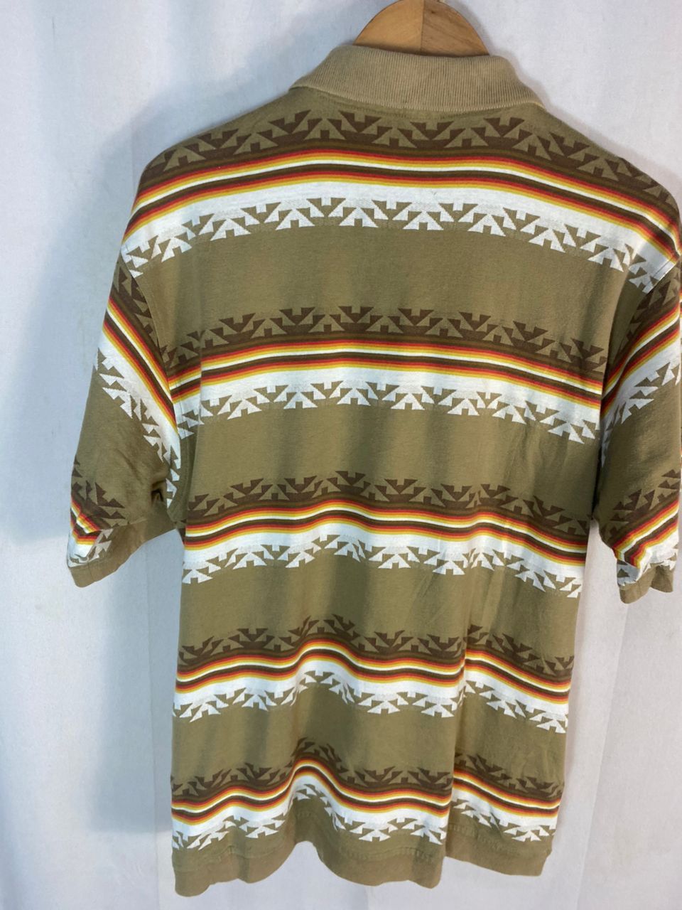 Japanese Brand × Native Unisex 🔥Fullprint native ringer polo shirt Size US M / EU 48-50 / 2 - 9 Thumbnail
