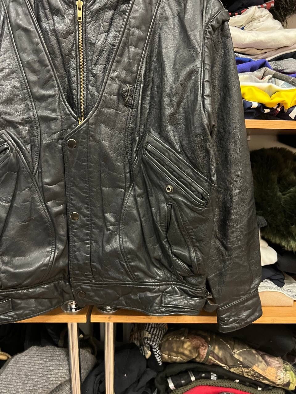 Vintage Vintage Leather Abstract Design Archive Jacket Size US M / EU 48-50 / 2 - 4 Thumbnail