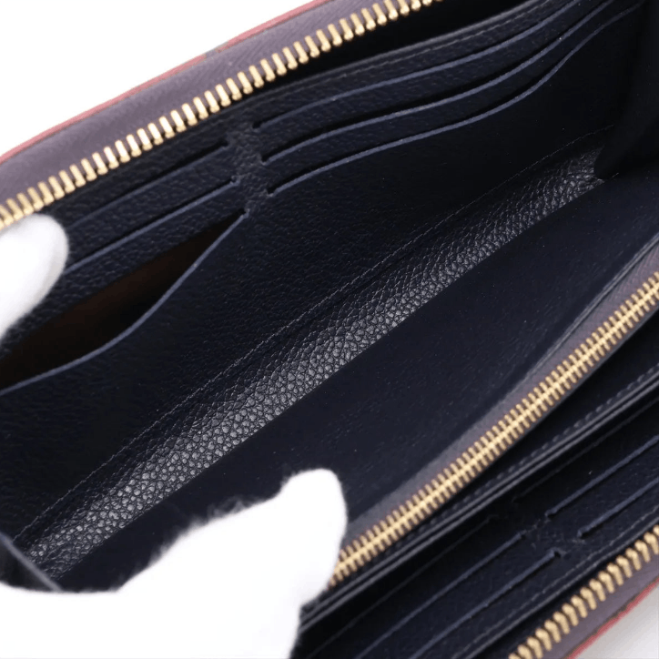Louis Vuitton Monogram Empreinte Zippy Wallet Navy Size ONE SIZE - 5 Thumbnail