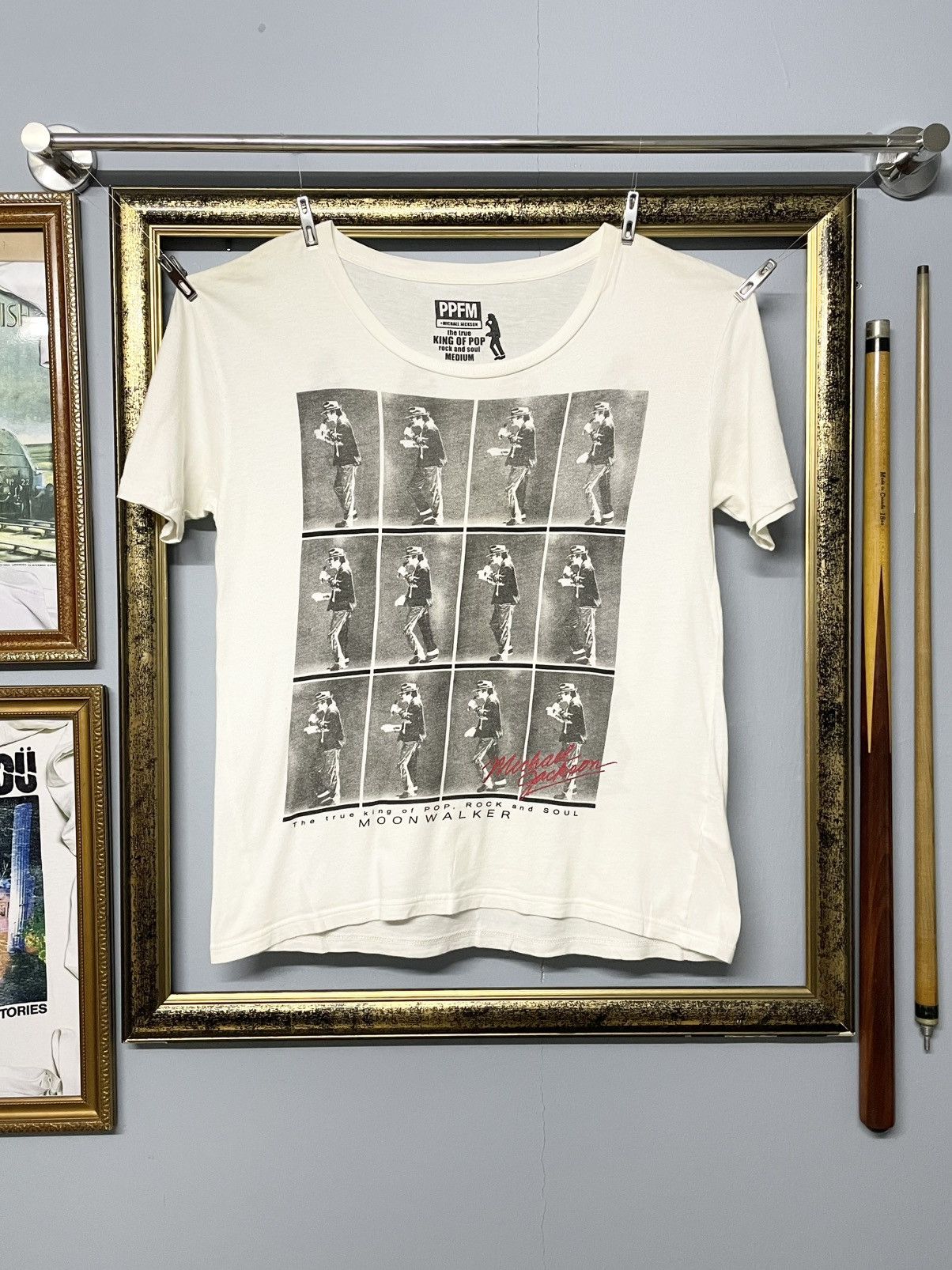 PPFM Vintage Designer PPFM x Michael Jackson King Of Pop Tshirt Size US S / EU 44-46 / 1 - 1 Thumbnail