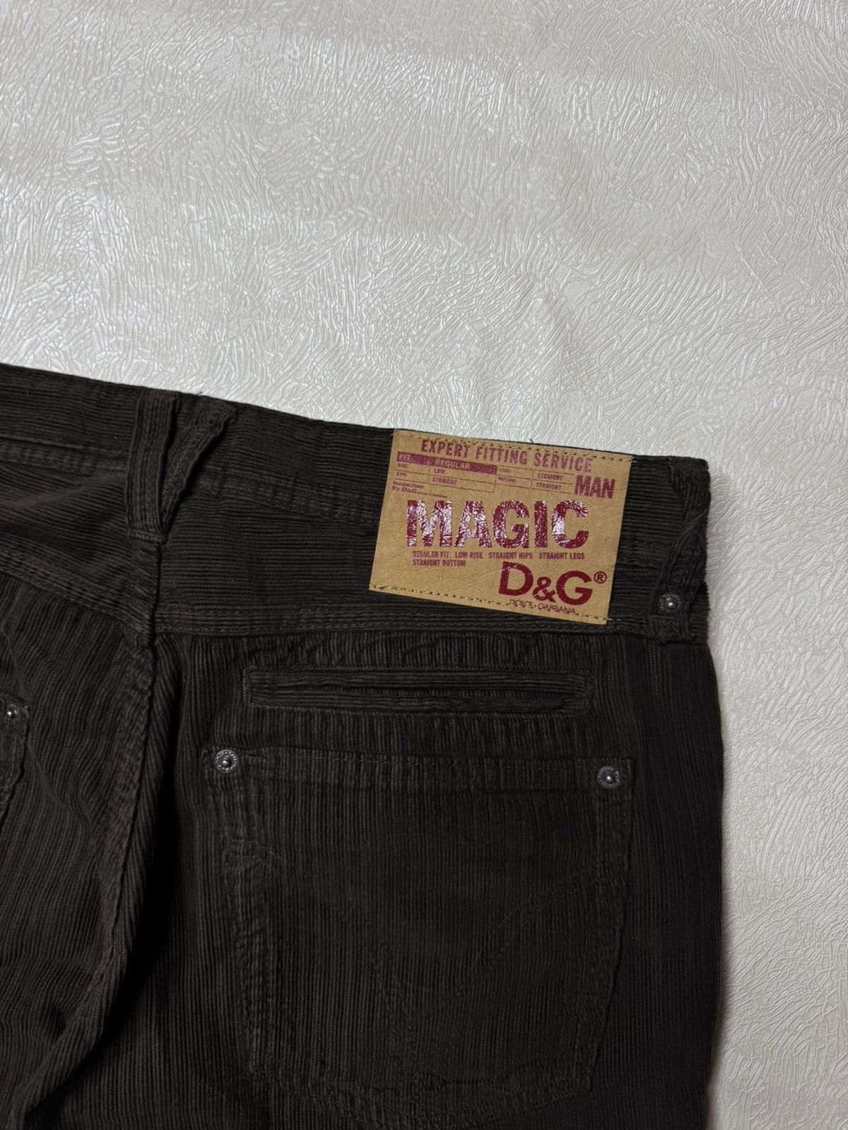 Dolce & Gabbana DOLCE & GABBANA VELVET PANTS VINTAGE STYLE Size US 33 - 4 Thumbnail