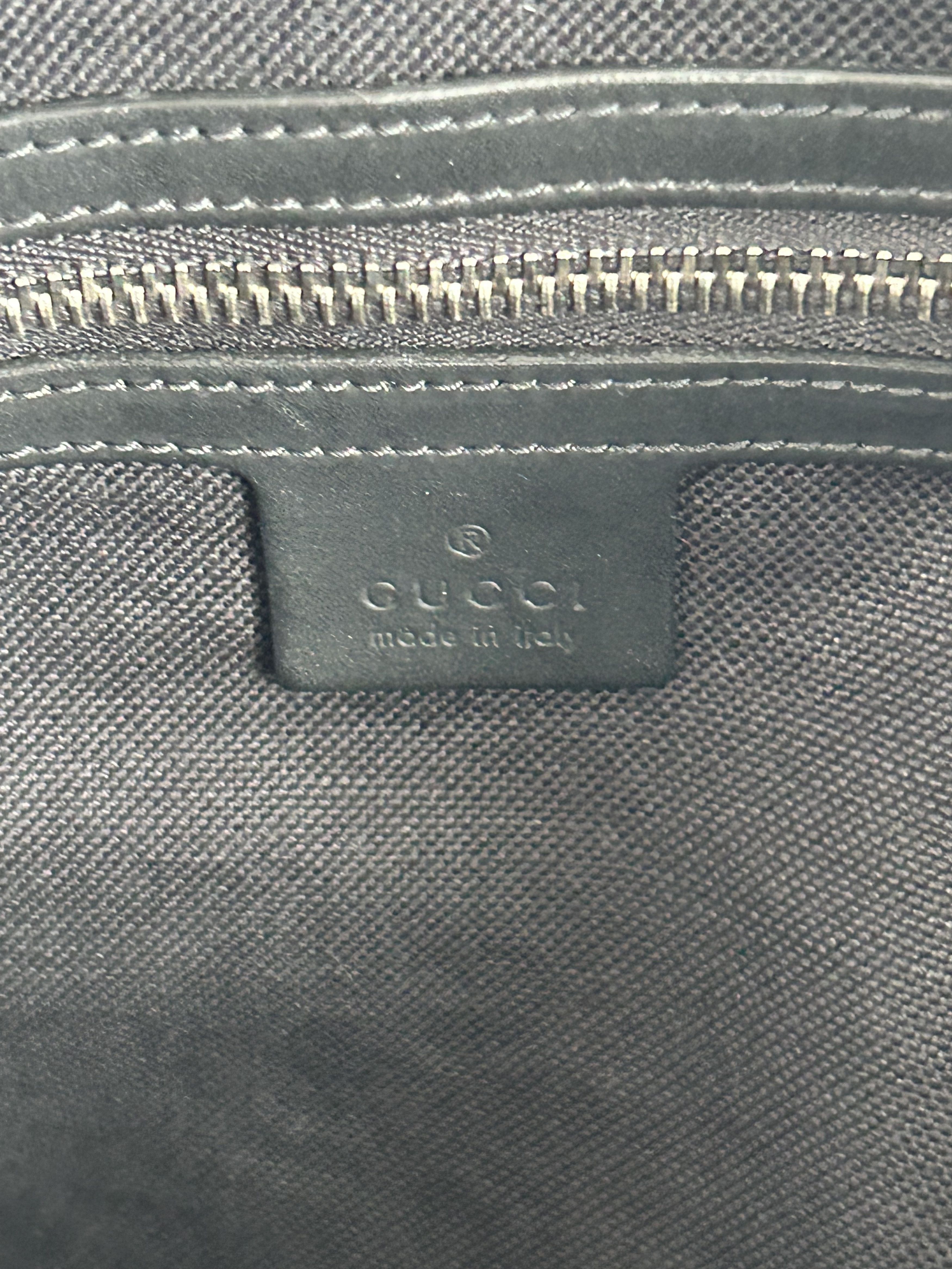 Gucci Gucci Black GG Monogram Large Duffel Bag Size ONE SIZE - 7 Thumbnail