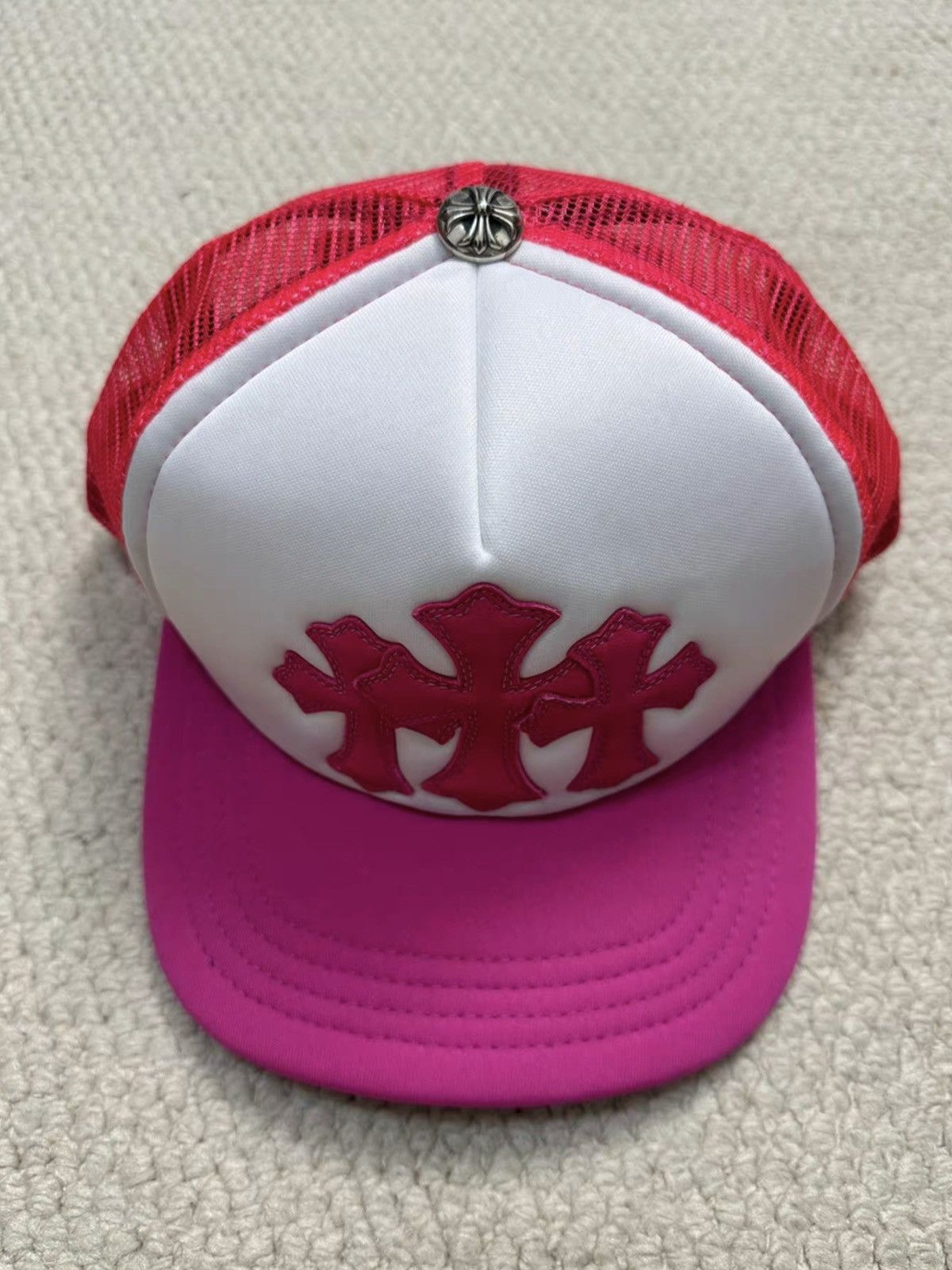 Chrome Hearts Chrome hearts leather patch cap pink Size ONE SIZE - 1 Thumbnail