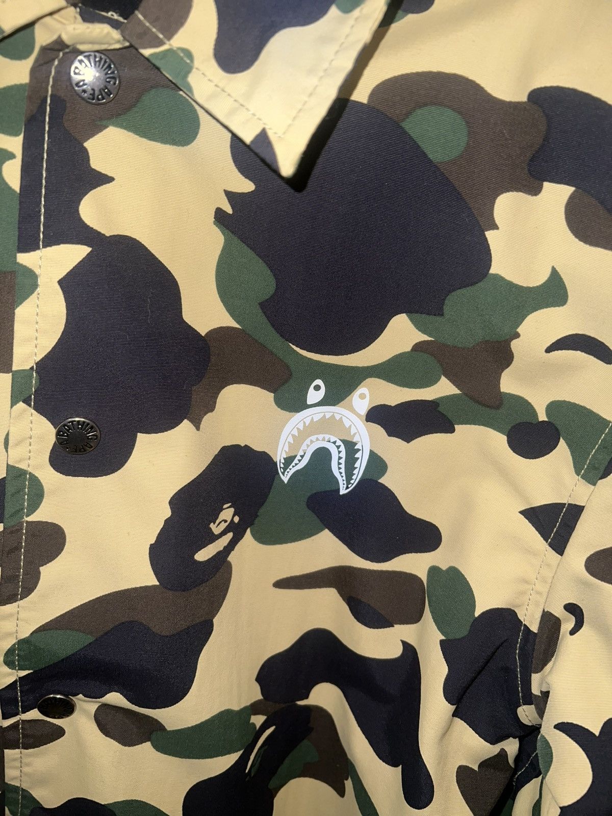 Bape Bape 1st Camo Coach Jacket “Yellow” Size US M / EU 48-50 / 2 - 4 Thumbnail