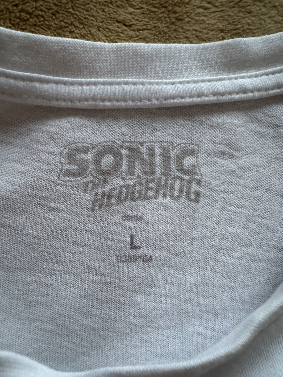 Vintage RARE SONIC THE HEDGEHOG GAME MOVIE TEE SHIRT Size US L / EU 52-54 / 3 - 3 Thumbnail